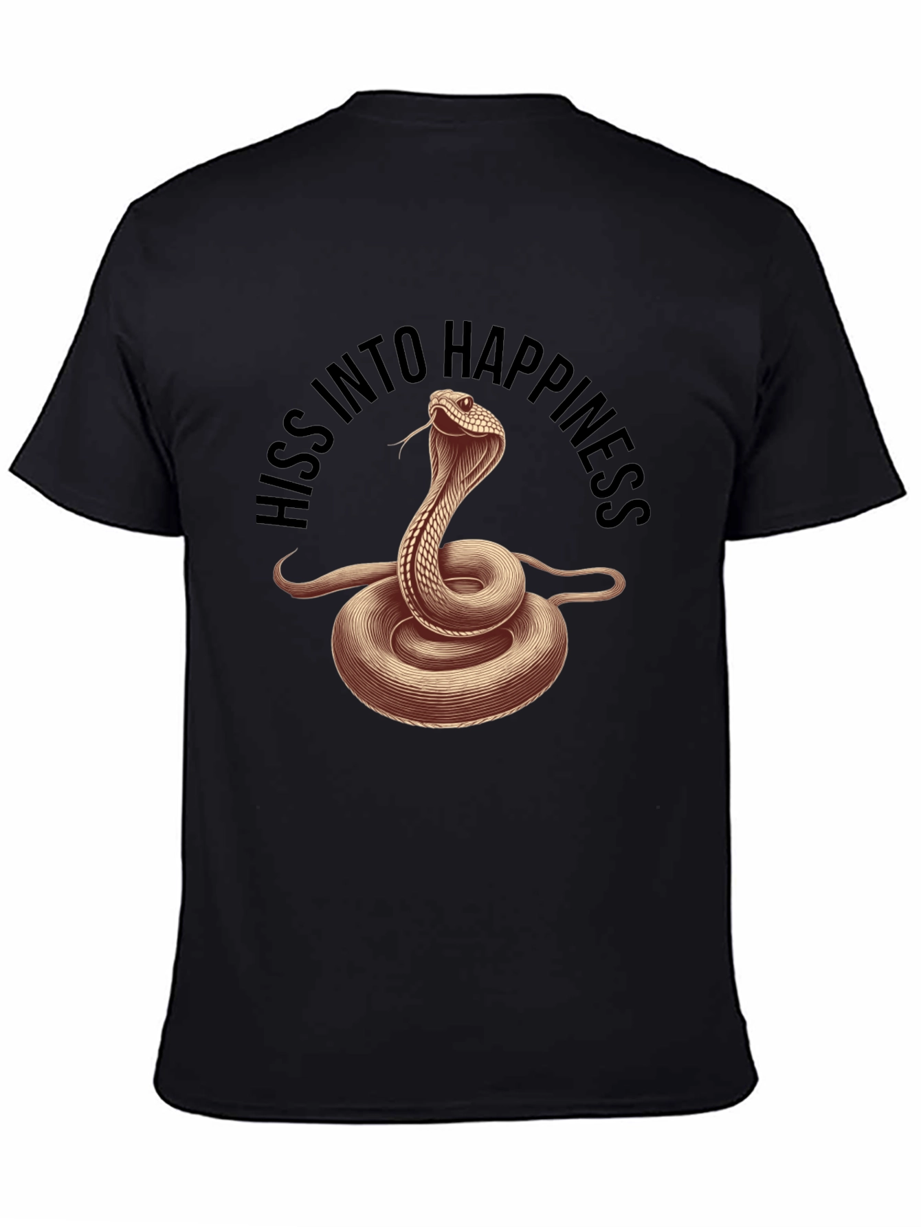 Hiss Into Happiness Snake Graphic Tee