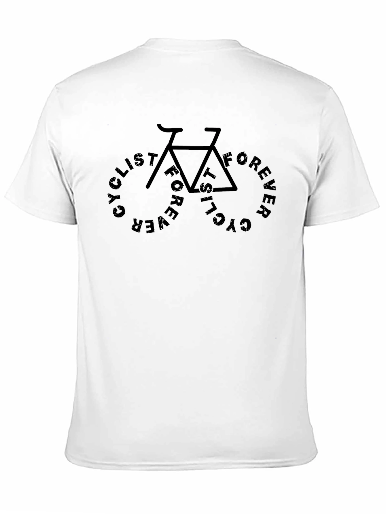 Cyclist Forever Graphic Tee - Black