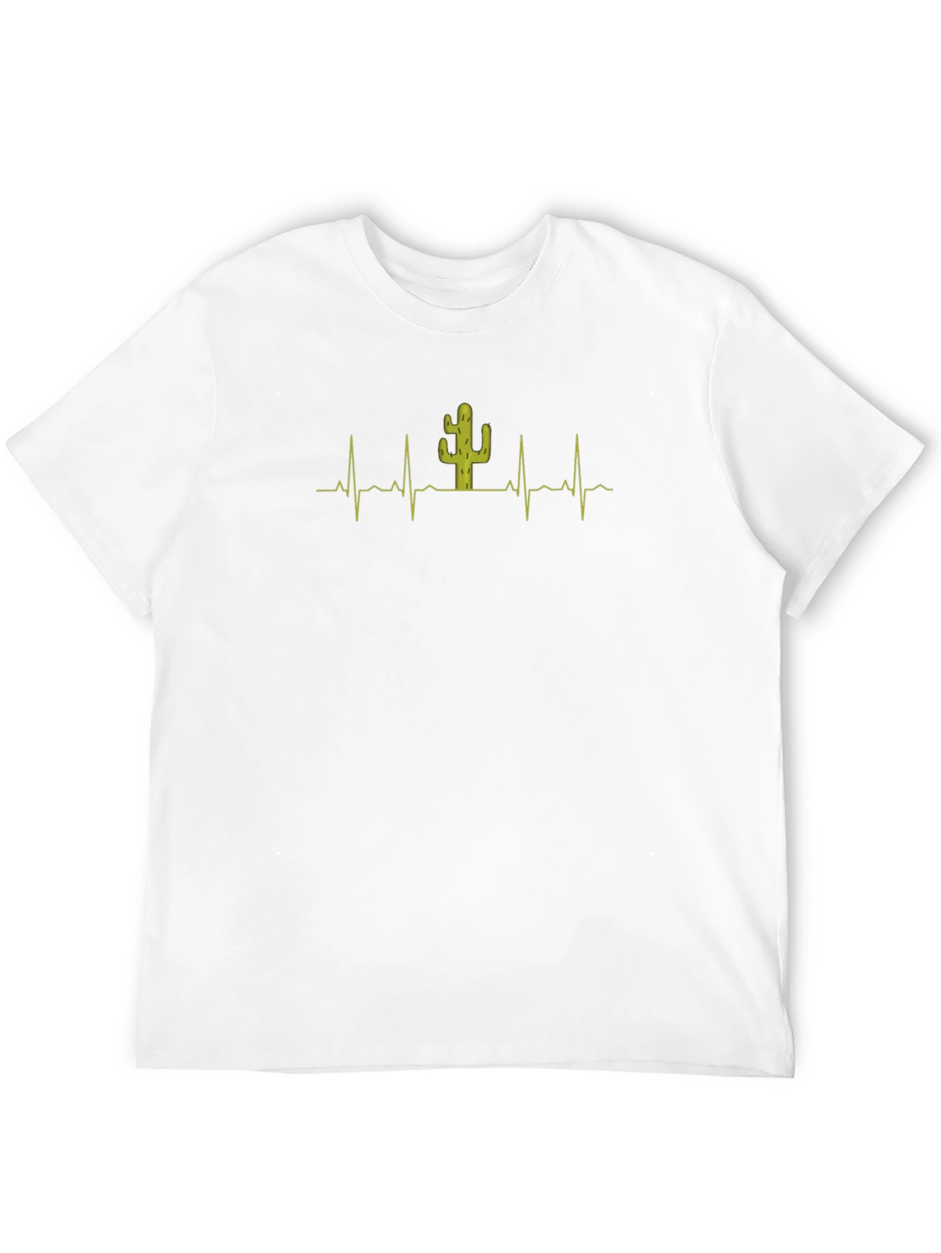 Cactus Heartbeat Graphic Tee - Desert Lovers Shirt