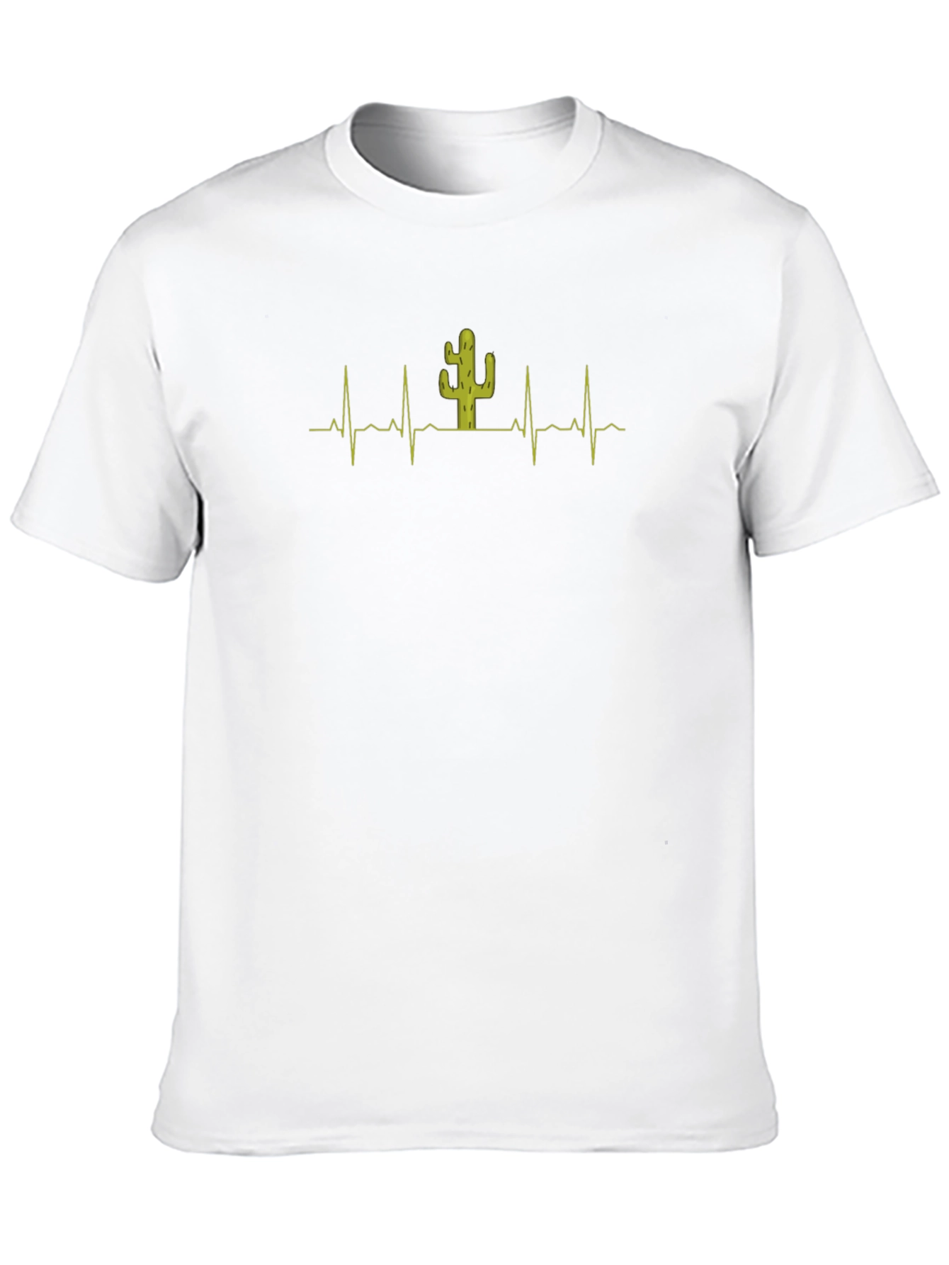 Cactus Heartbeat Graphic Tee - Desert Lovers Shirt