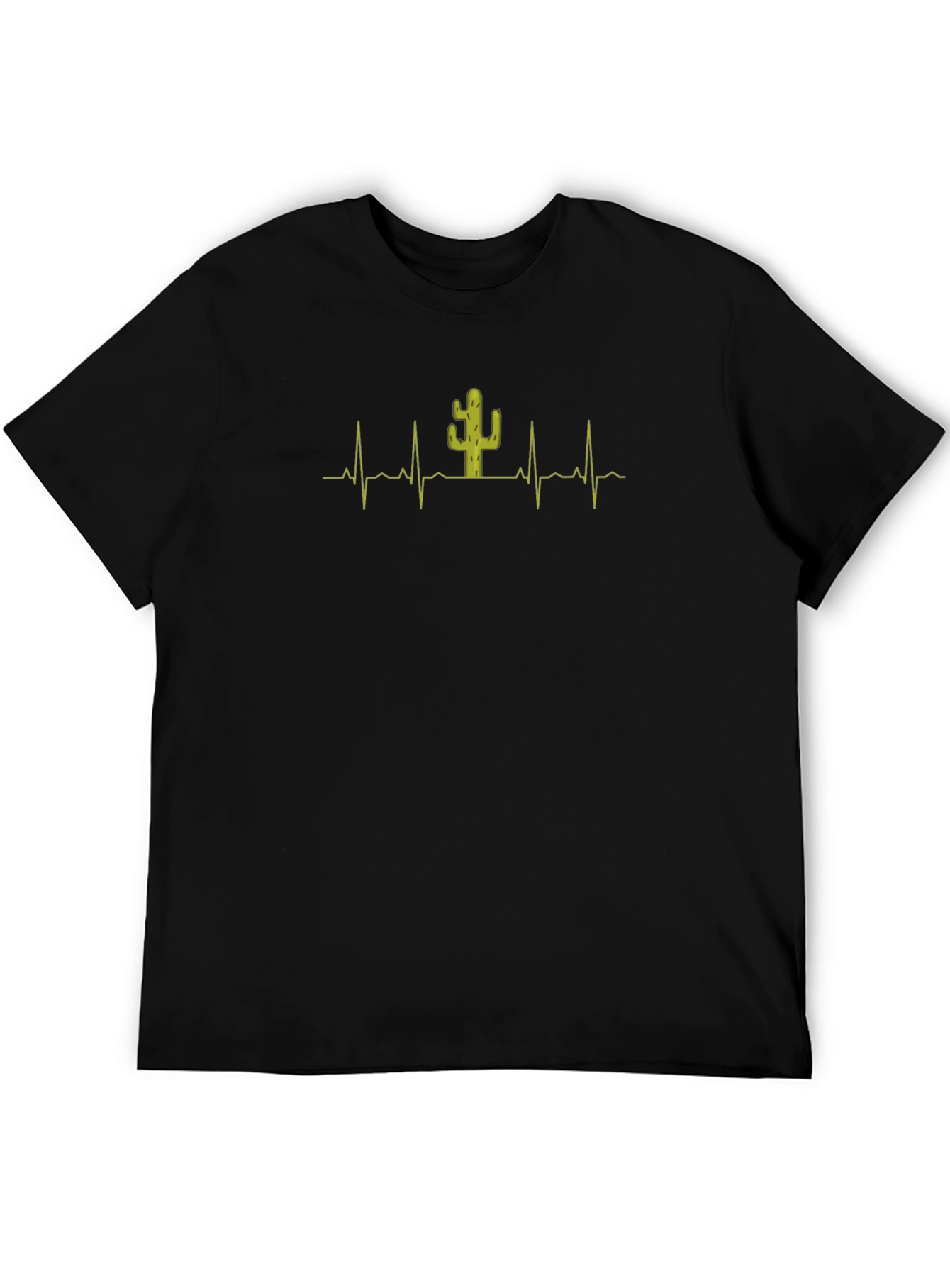 Cactus Heartbeat Graphic Tee - Desert Lovers Shirt