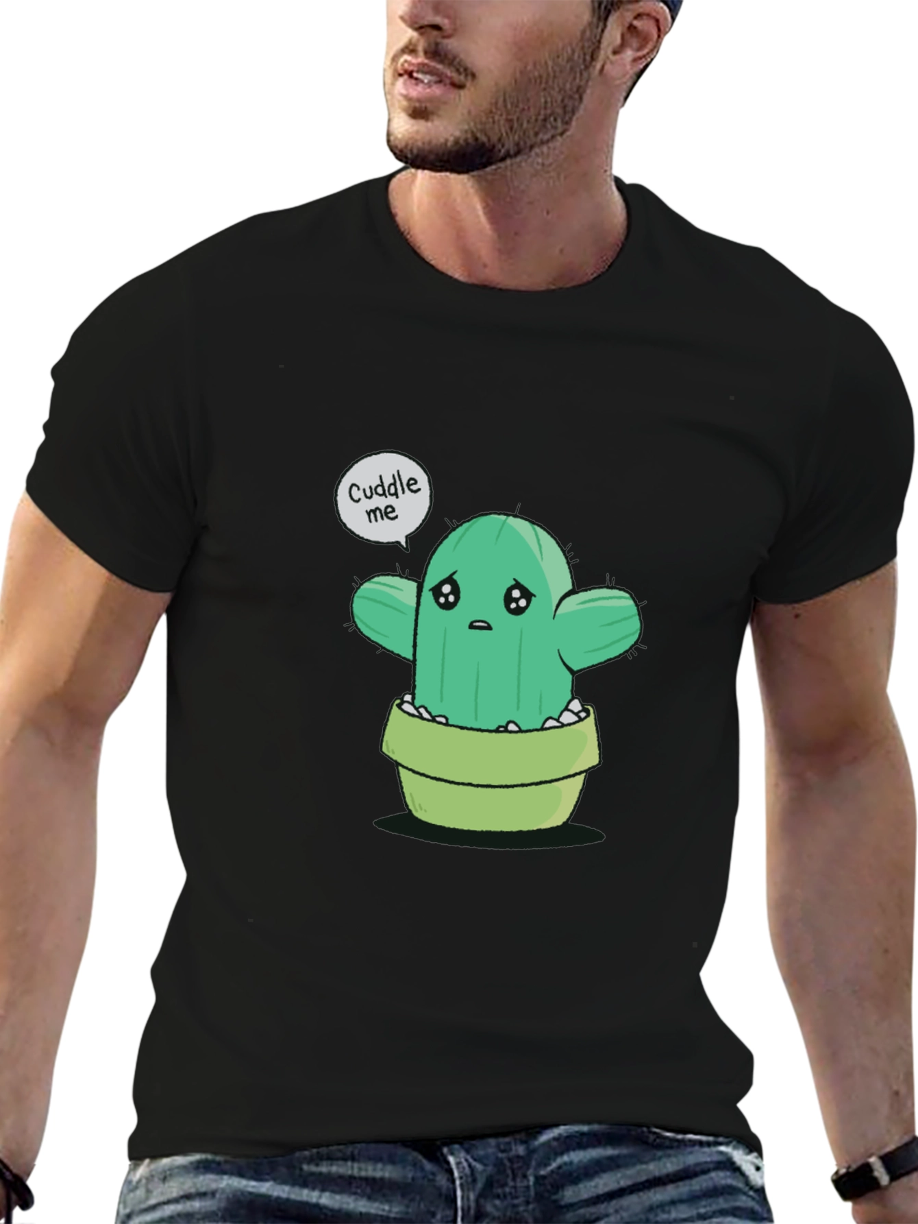 Cuddle Me Cactus T-Shirt - Soft Cotton Tee