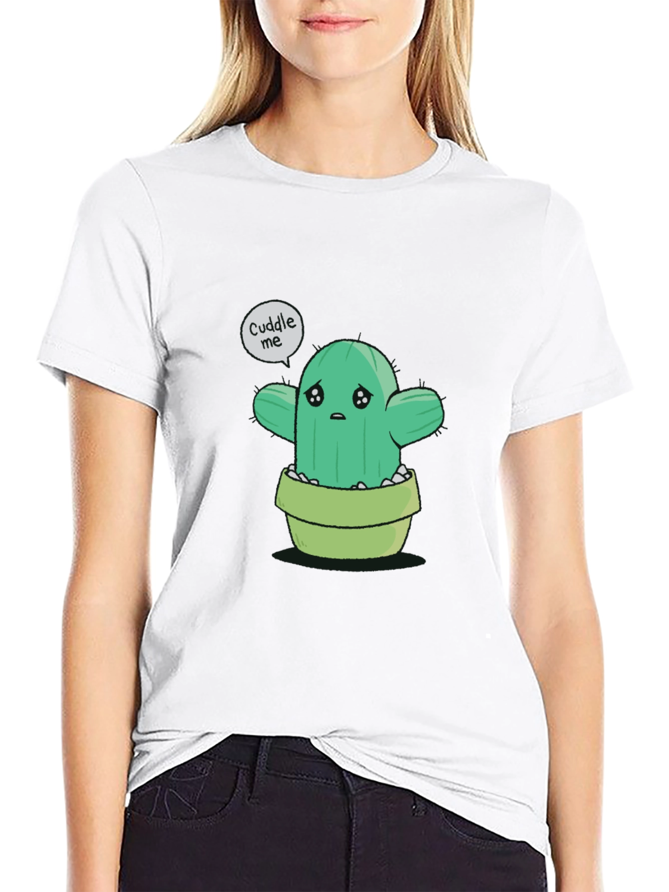 Cuddle Me Cactus T-Shirt - Soft Cotton Tee