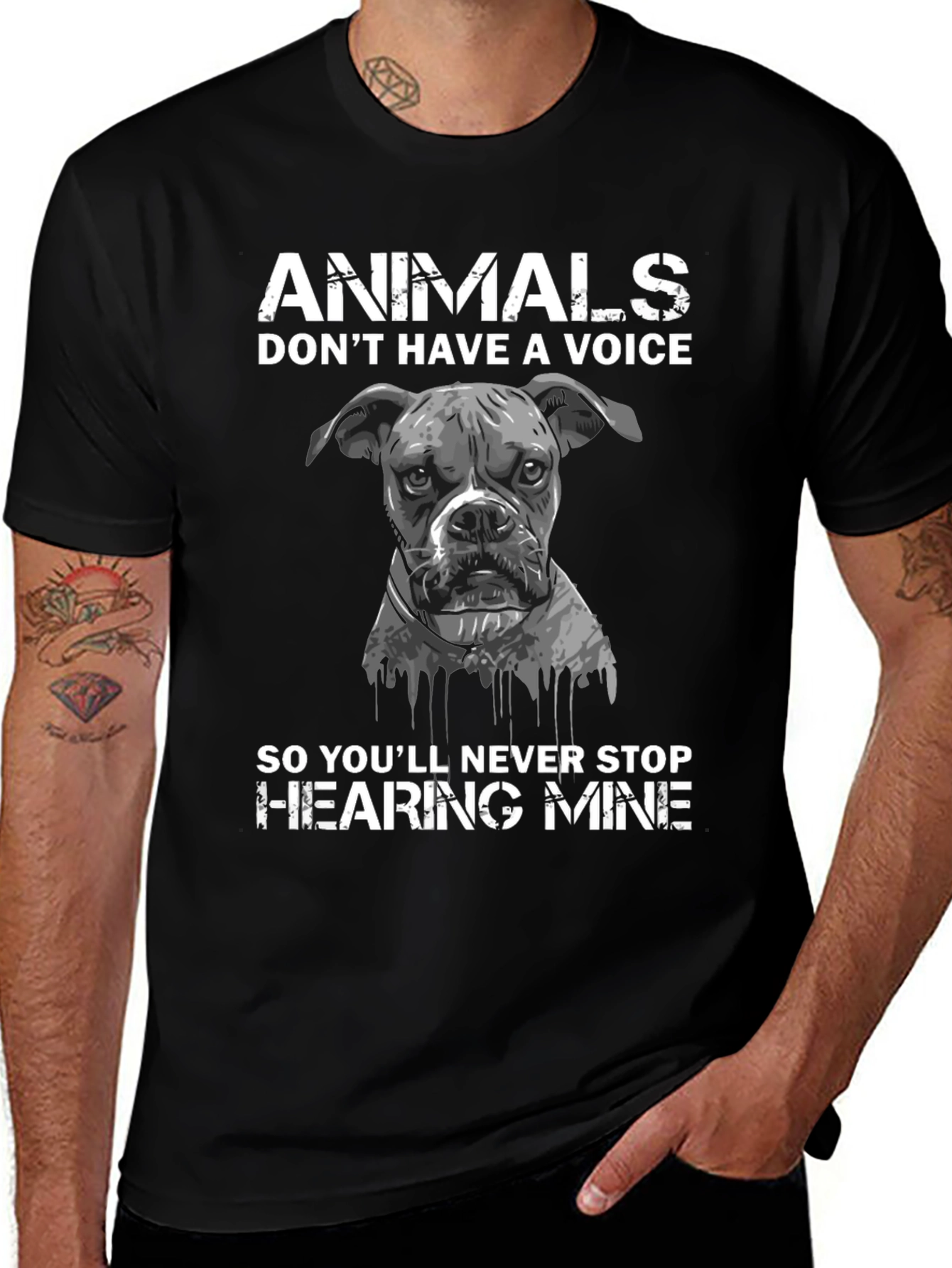Animals Dont Have a Voice T-Shirt