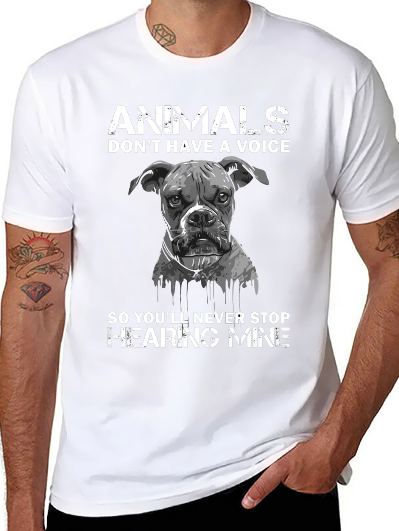 Animals Dont Have a Voice T-Shirt