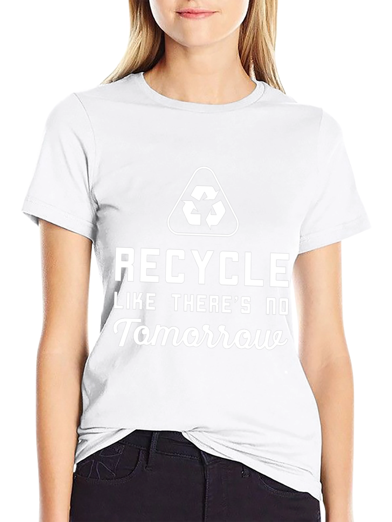 Recycle Like Theres No Tomorrow Black T-Shirt