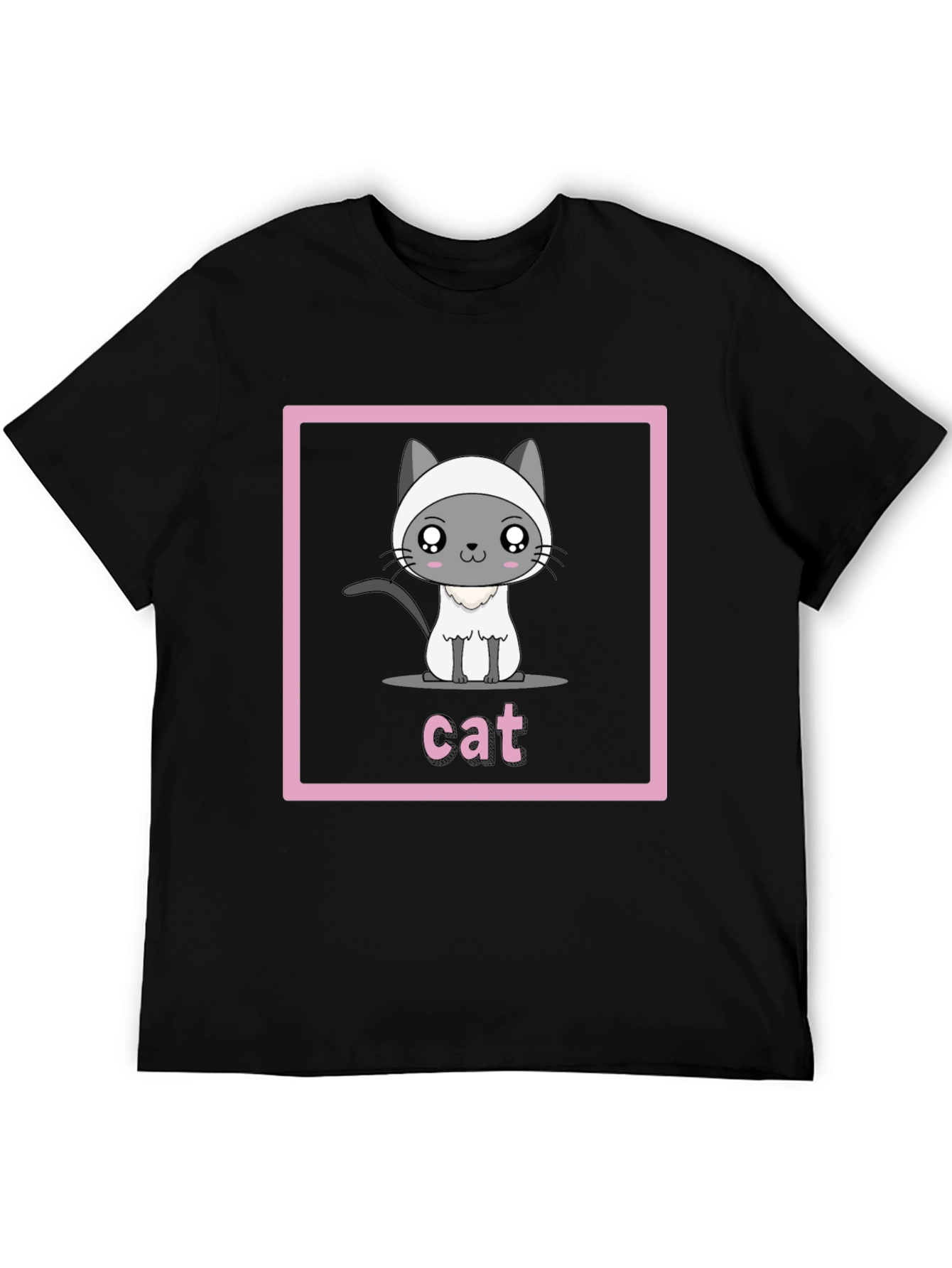 Cute Cartoon Cat T-Shirt