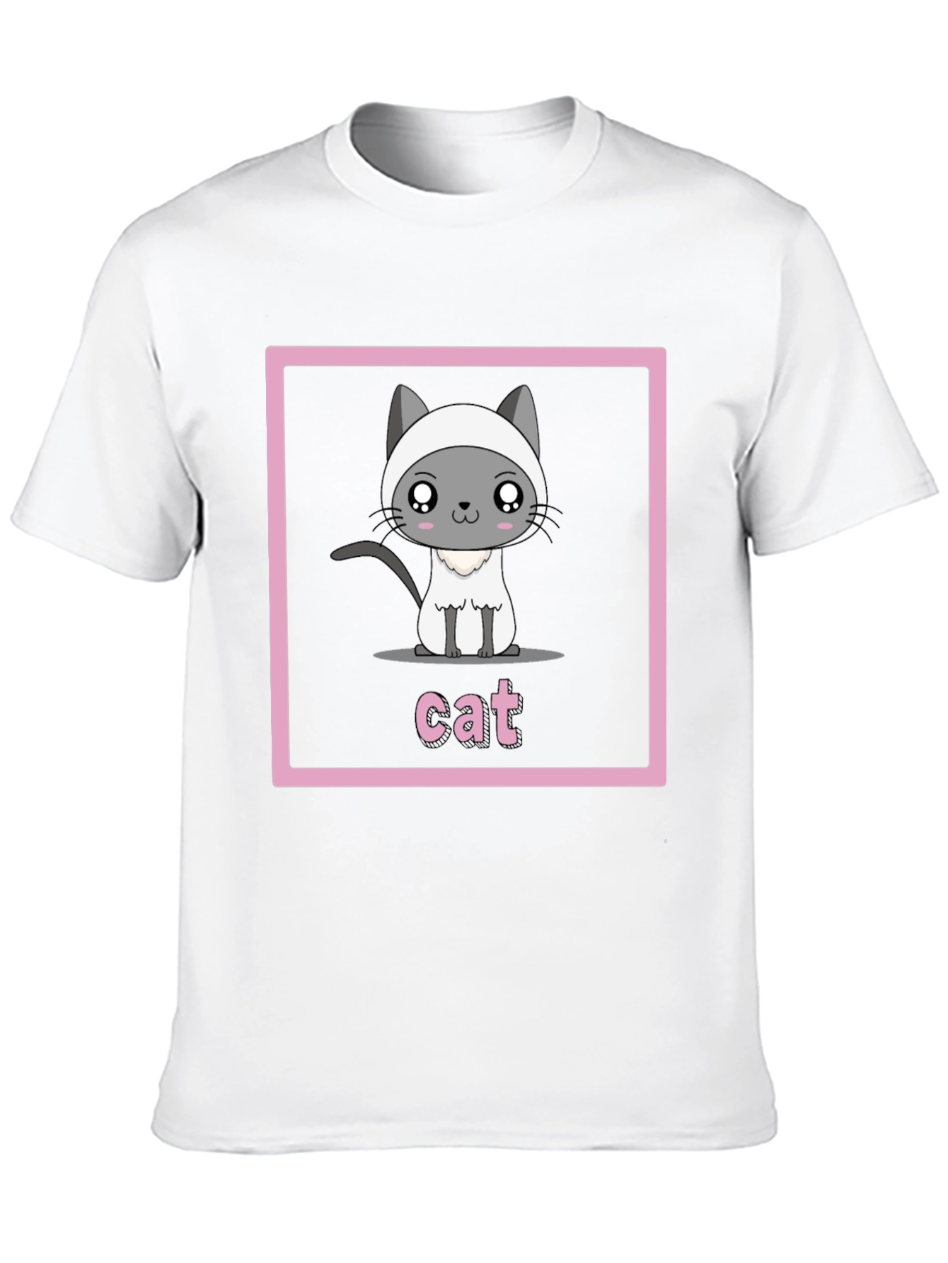 Cute Cartoon Cat T-Shirt
