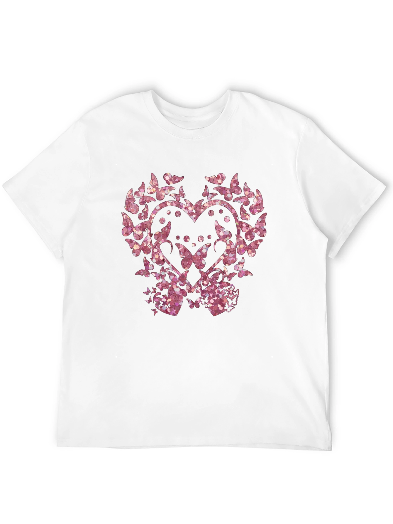 Butterfly Heart Graphic T-Shirt - Stylish & Unique