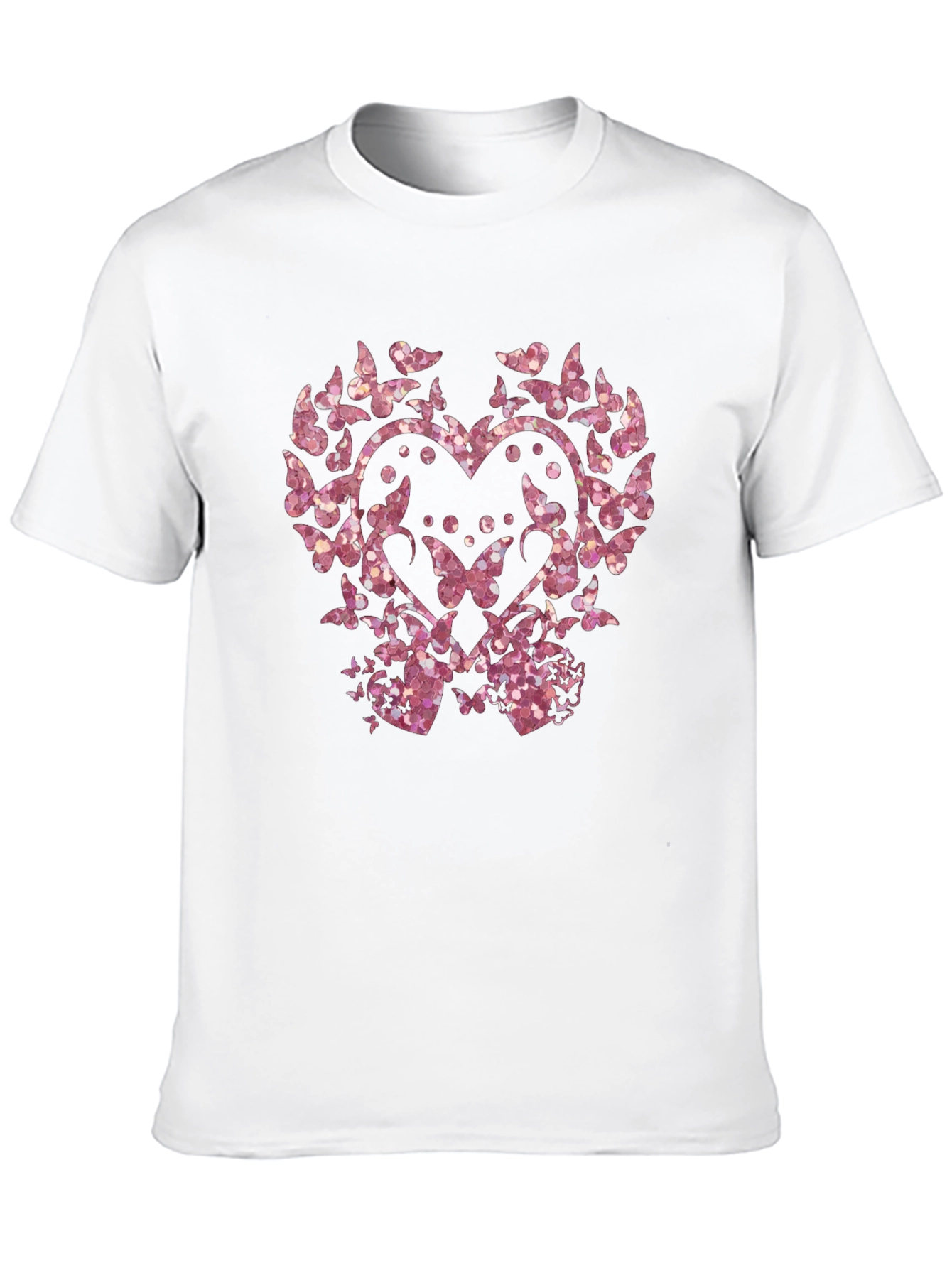 Butterfly Heart Graphic T-Shirt - Stylish & Unique