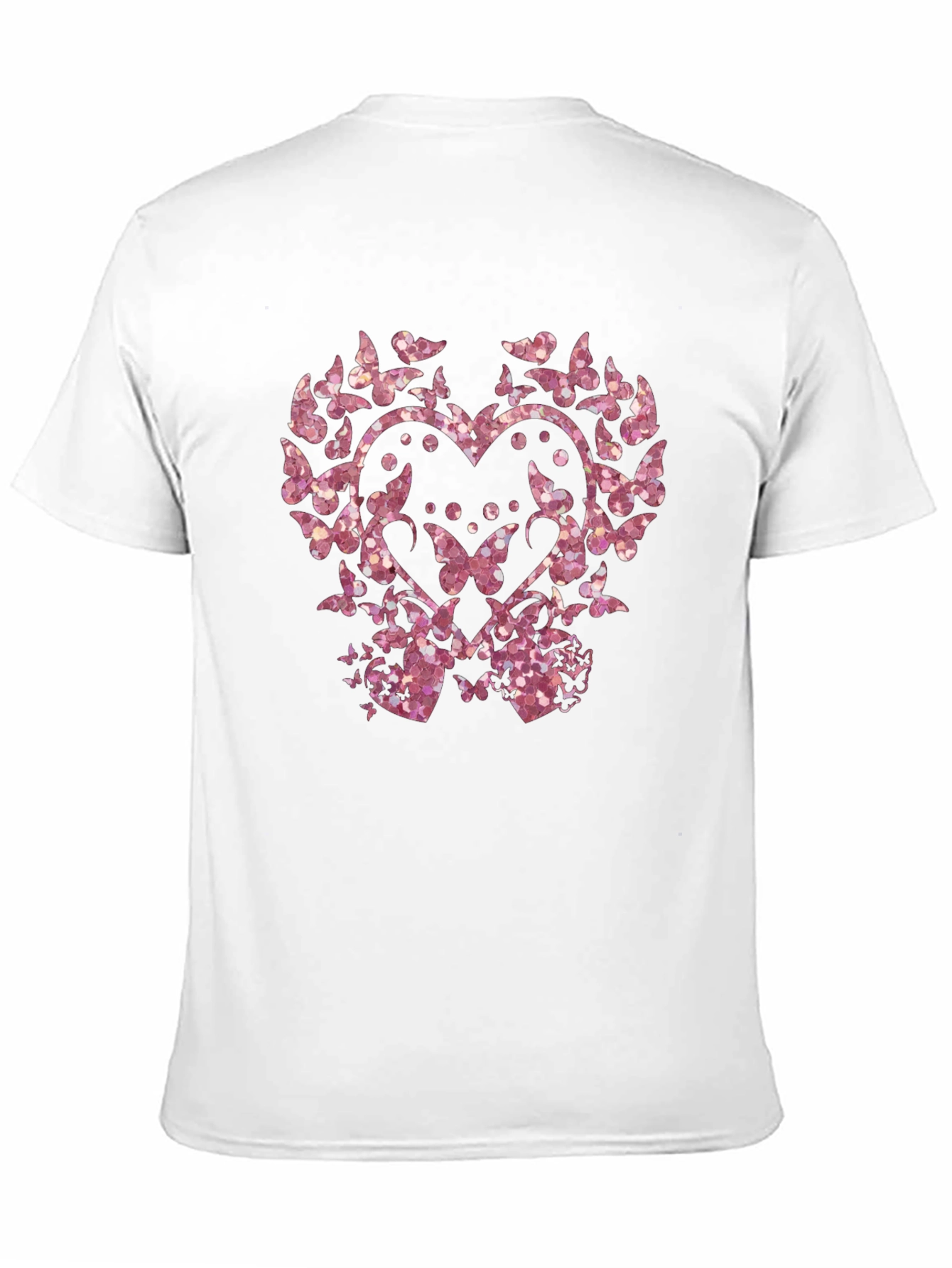 Butterfly Heart Graphic T-Shirt - Stylish & Unique