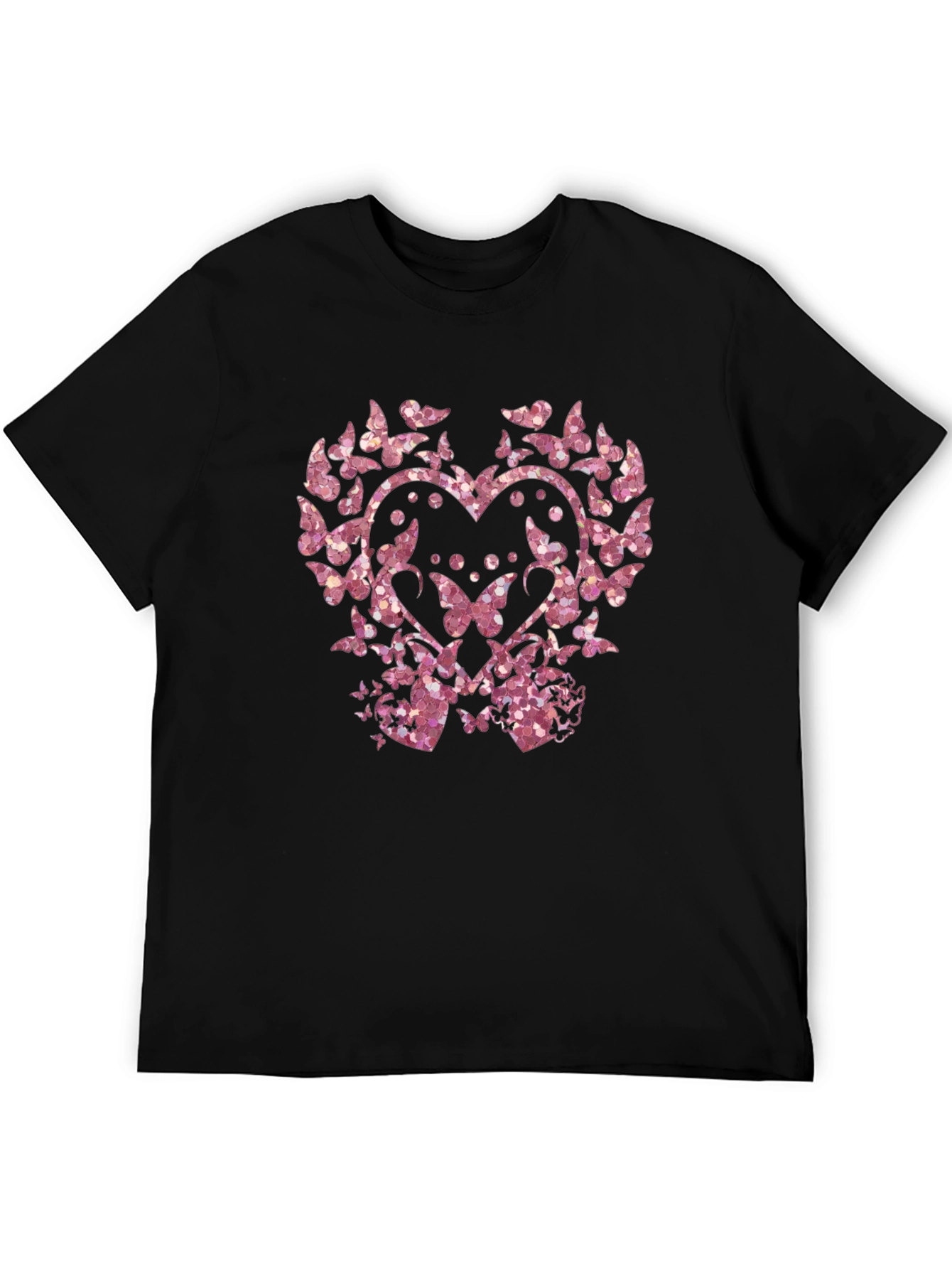 Butterfly Heart Graphic T-Shirt - Stylish & Unique