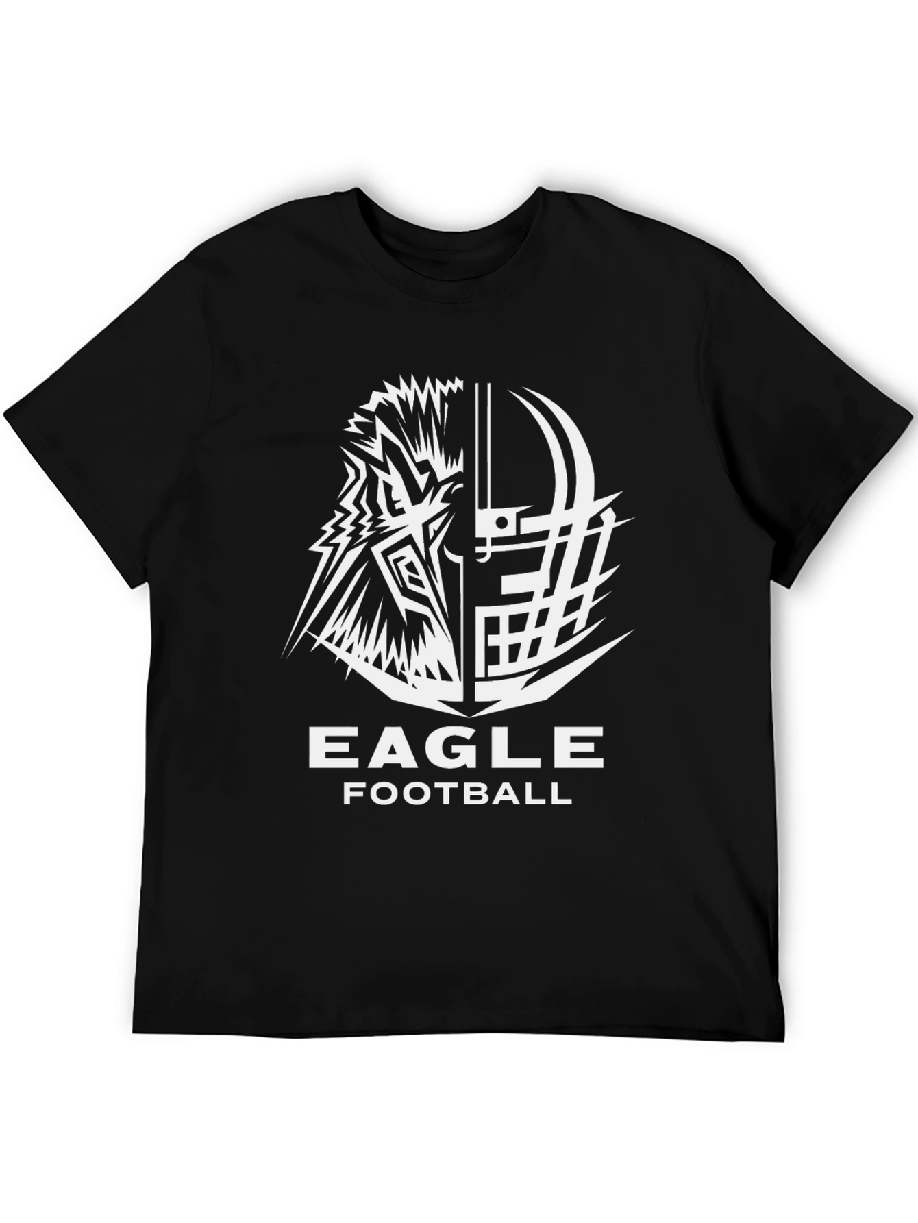 Eagle Football Graphic Tee - Black