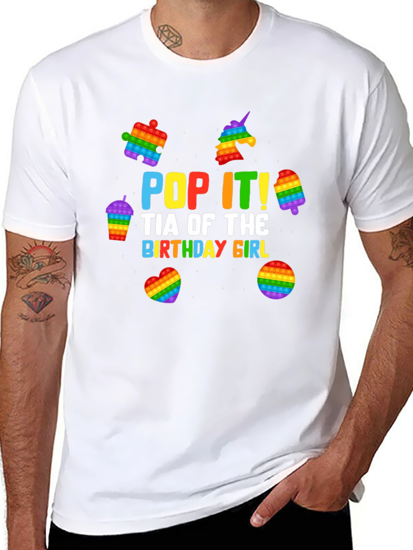 Pop It Birthday Girl Tee