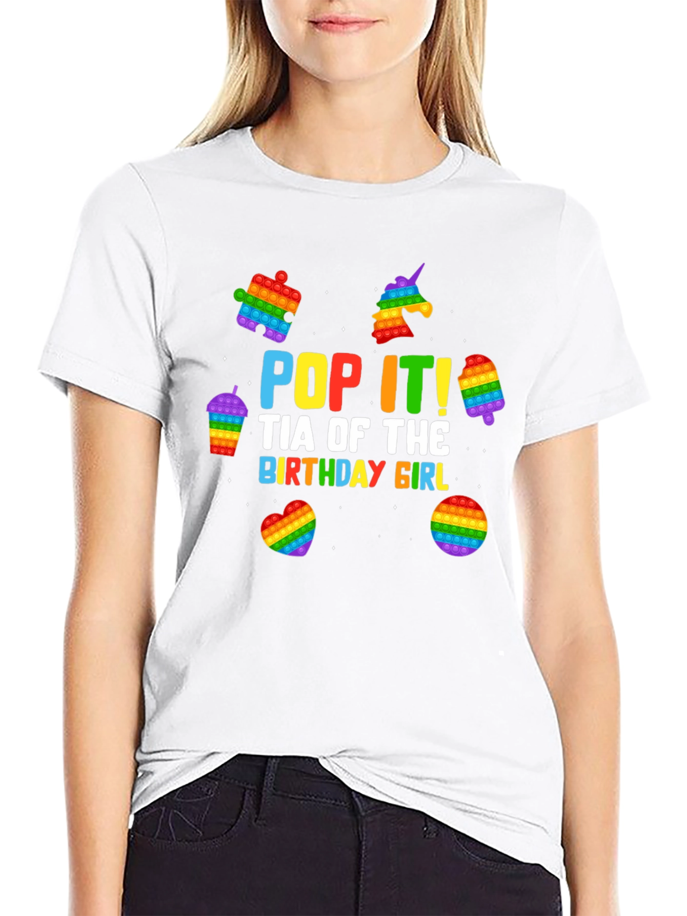 Pop It Birthday Girl Tee