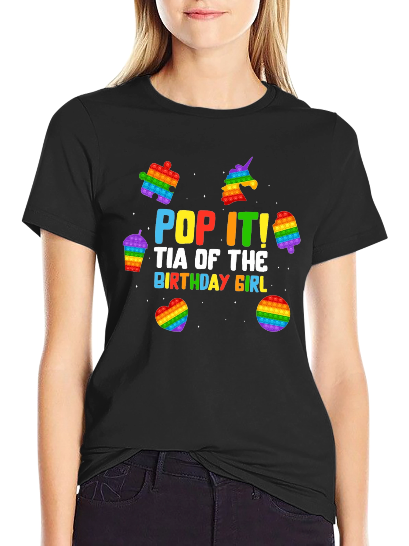 Pop It Birthday Girl Tee