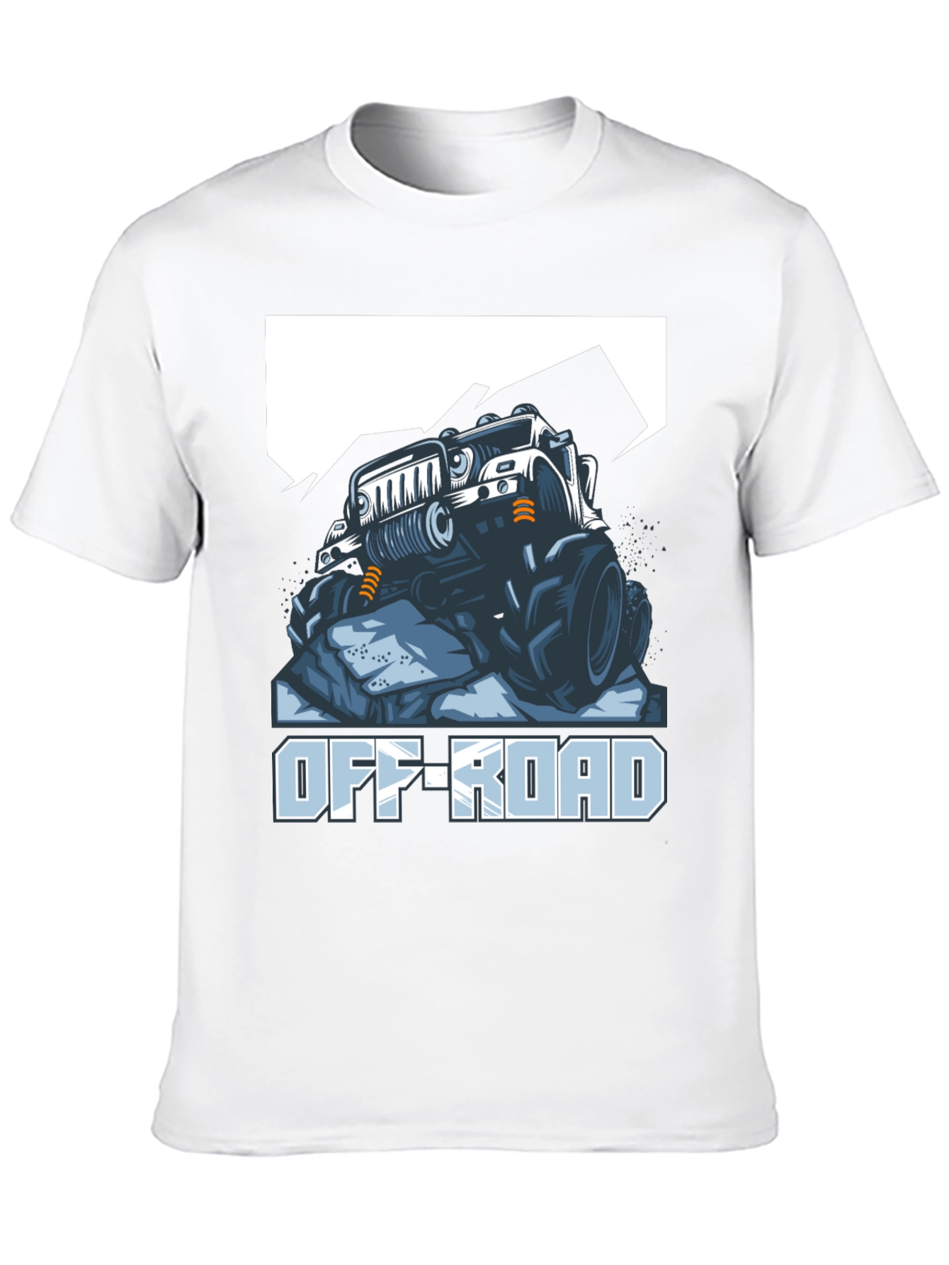 Off-Road Truck Graphic Tee - Black Cotton