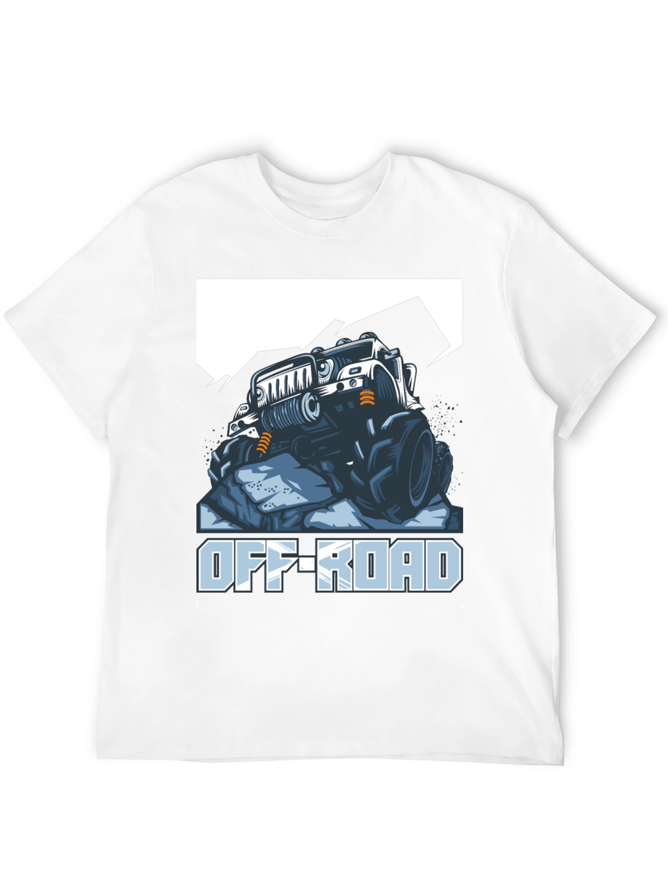 Off-Road Truck Graphic Tee - Black Cotton