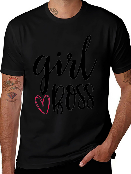 Girl Boss Graphic Tee - Trendy Womens T-Shirt