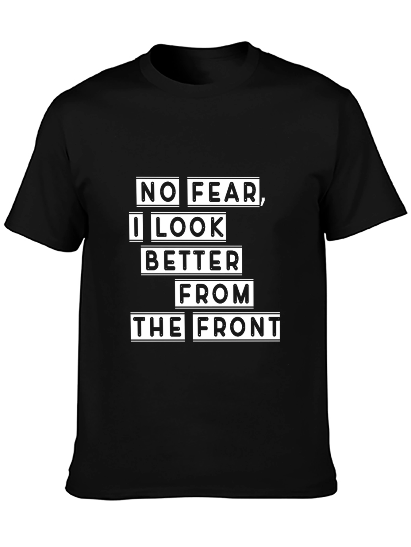 Funny No Fear Graphic T-Shirt