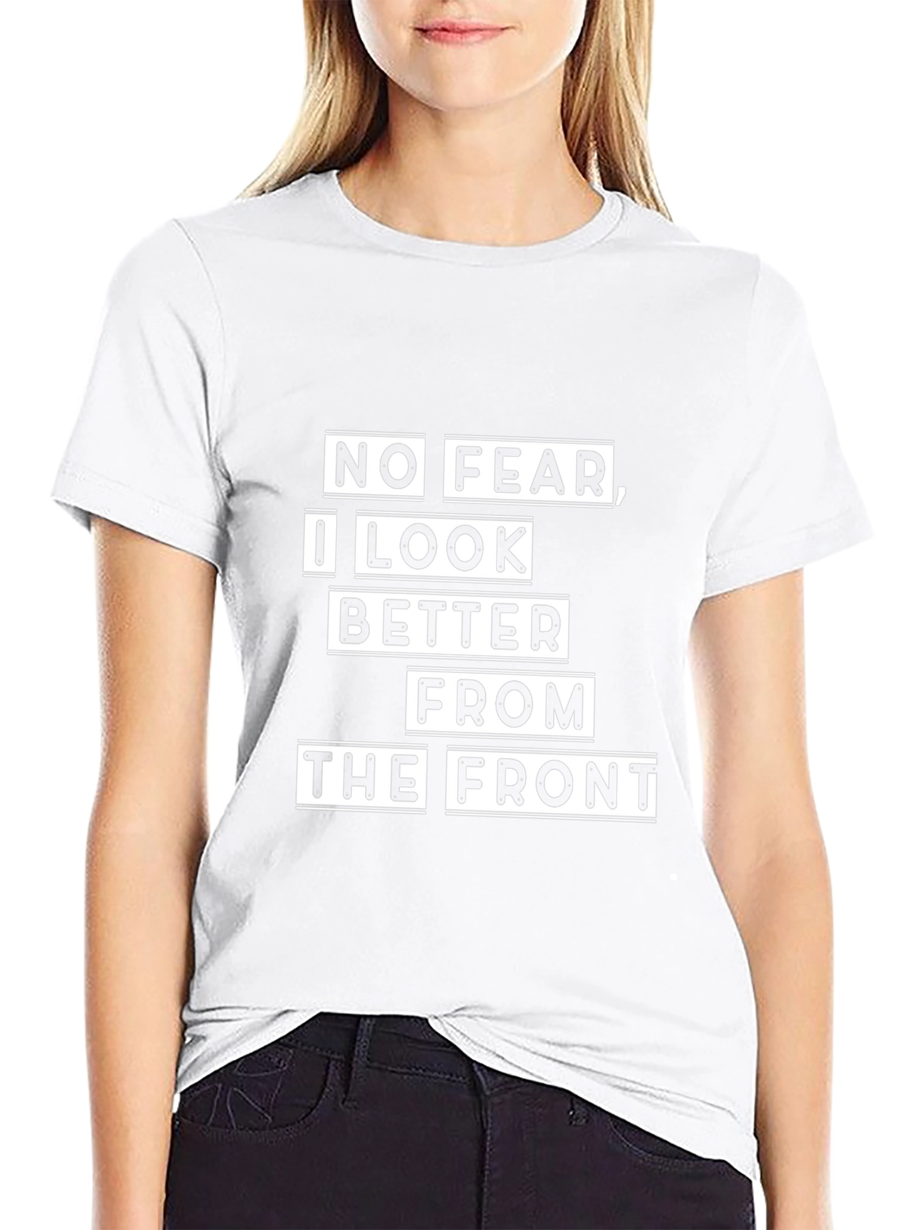 Funny No Fear Graphic T-Shirt