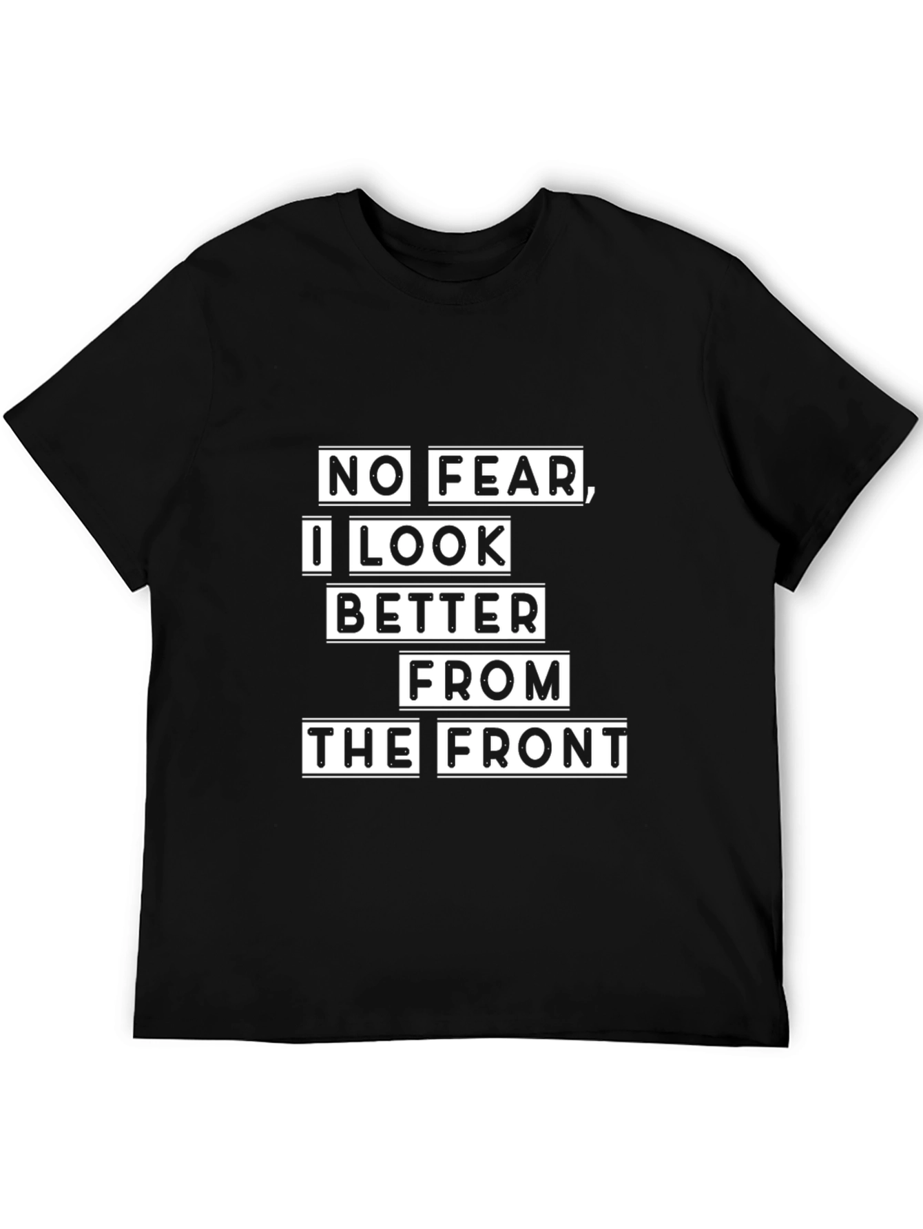 Funny No Fear Graphic T-Shirt