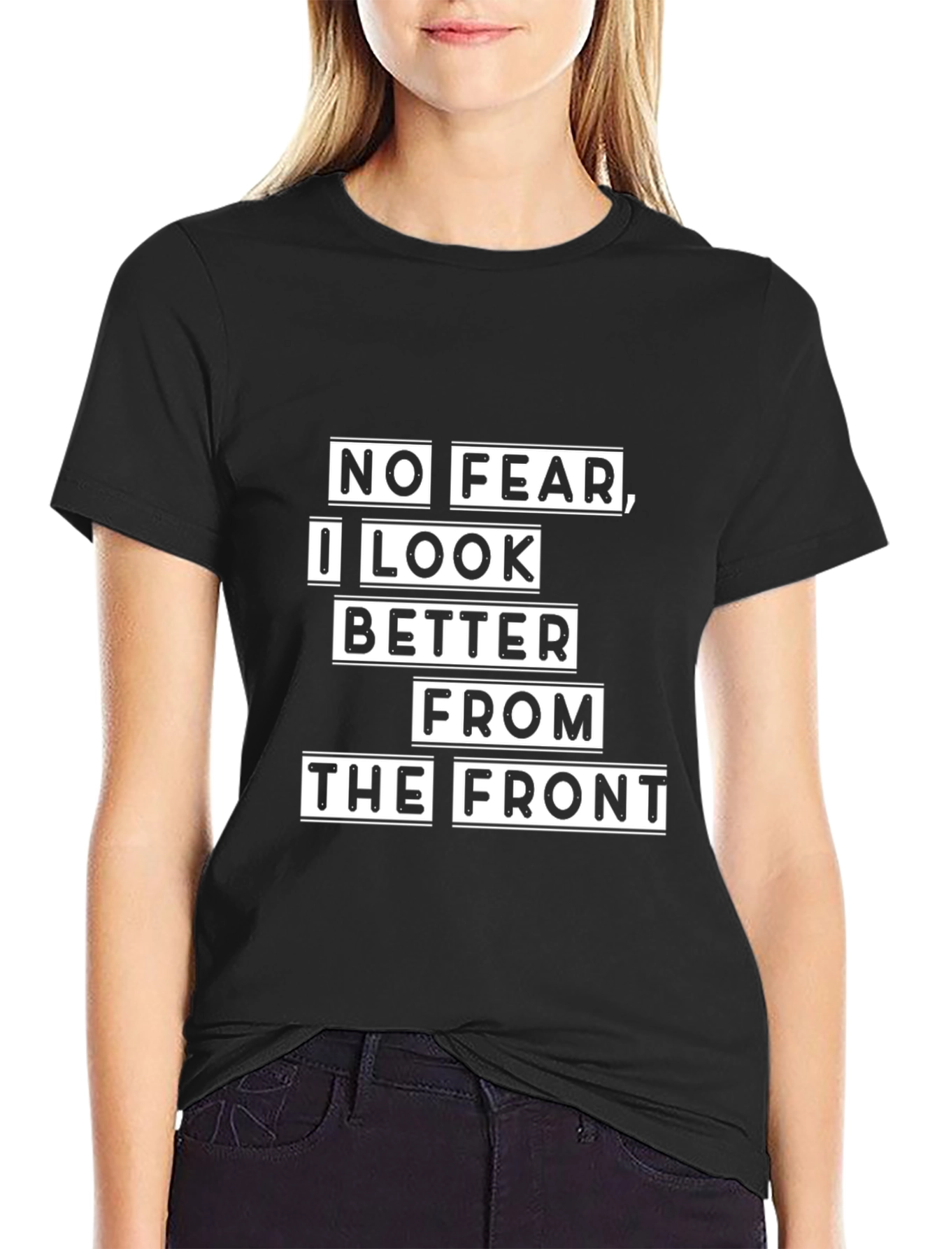 Funny No Fear Graphic T-Shirt
