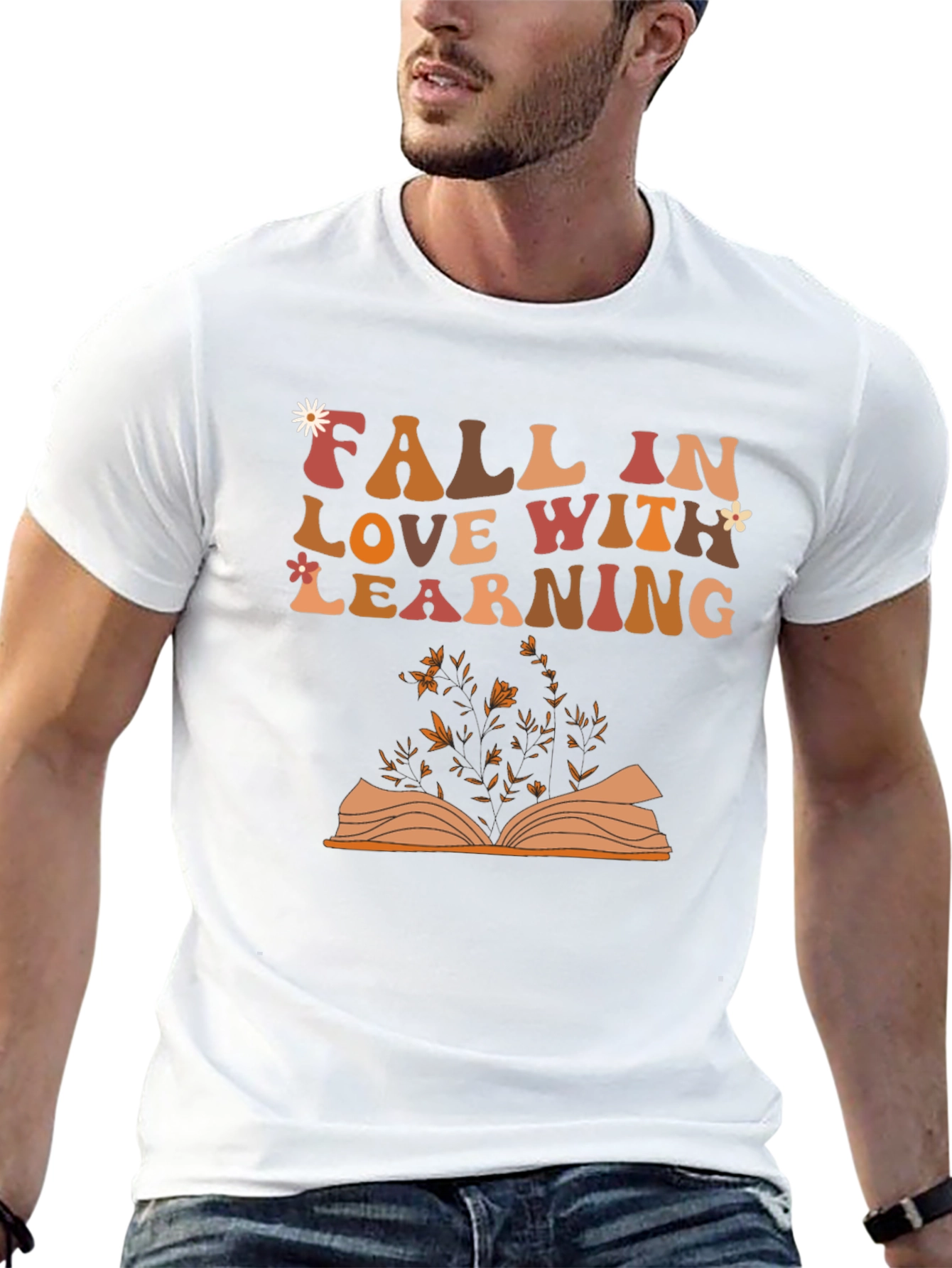 Fall In Love With Learning Graphic T-Shirt