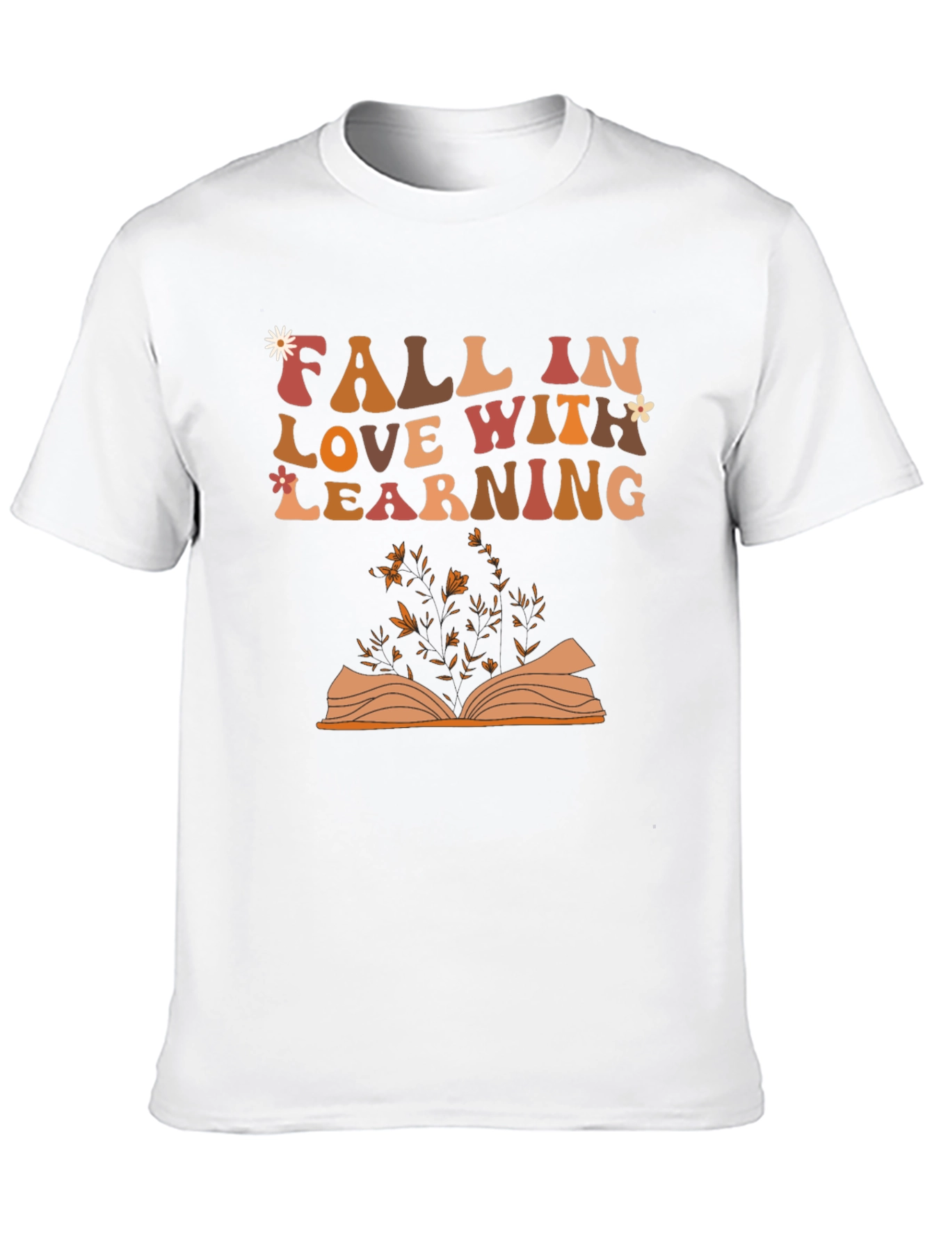 Fall In Love With Learning Graphic T-Shirt