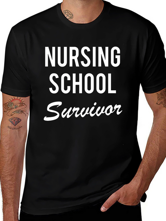 Nursing School Survivor Graphic Tee - Unisex