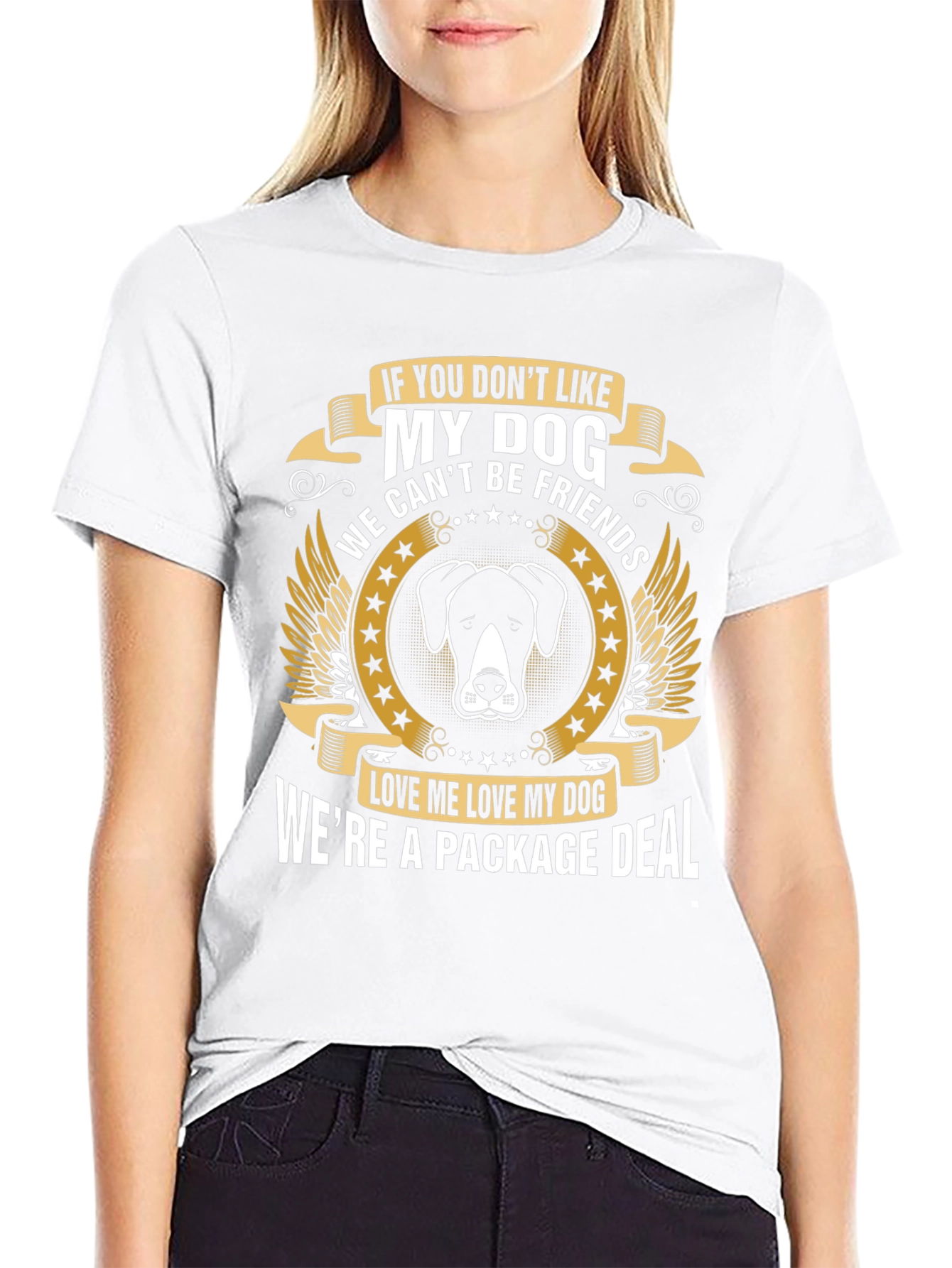 Dog Lover T-Shirt: Were a Package Deal