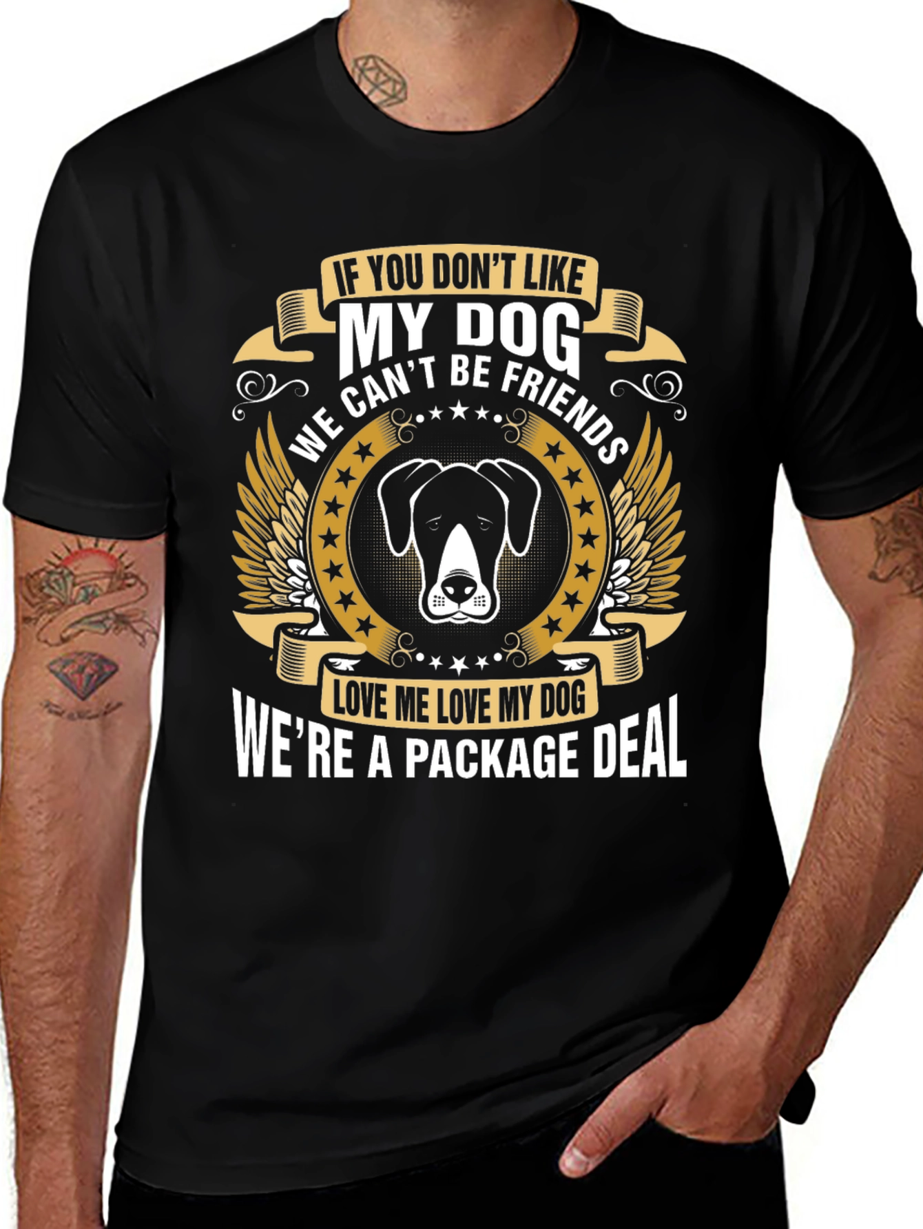 Dog Lover T-Shirt: Were a Package Deal