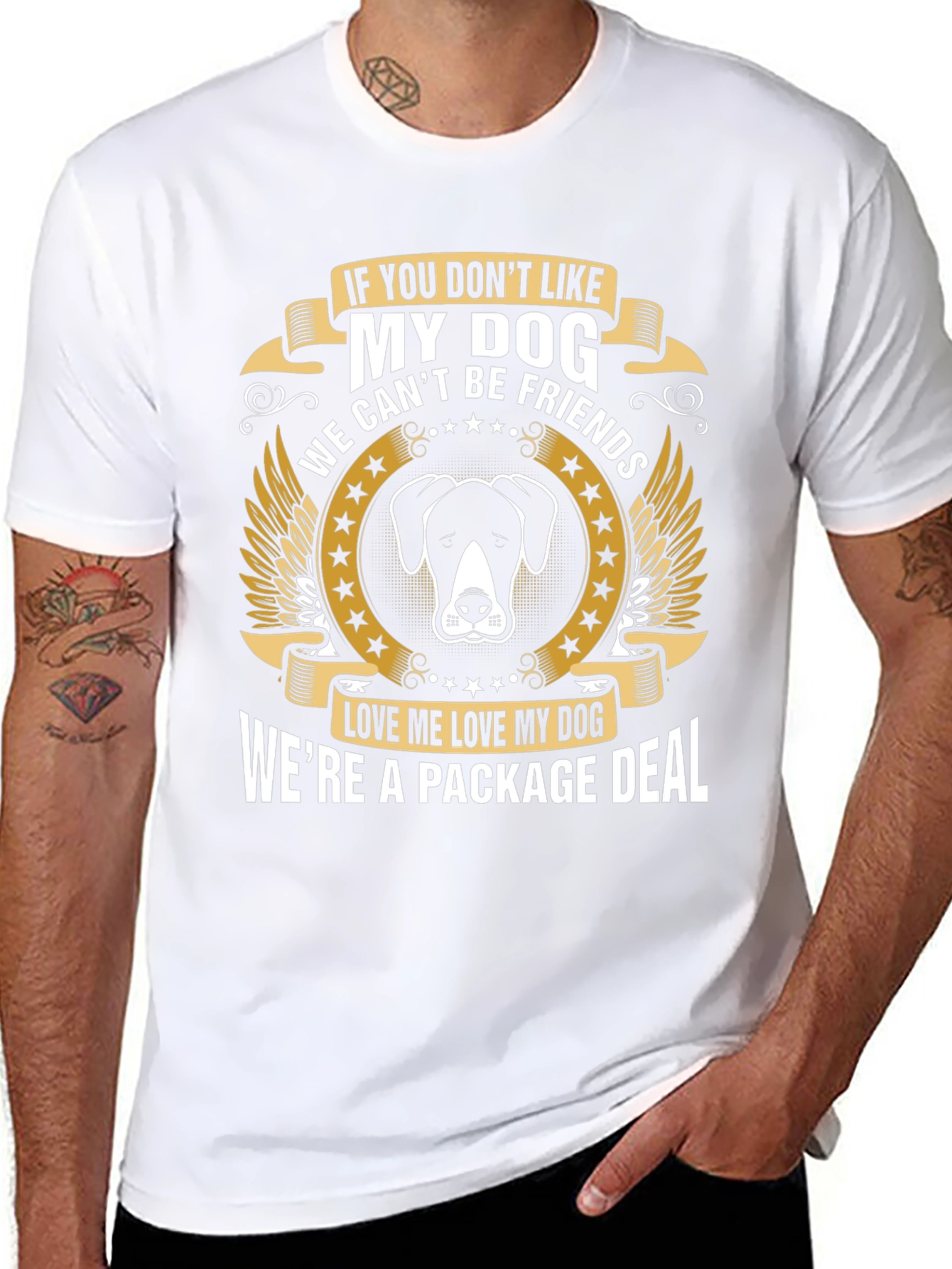 Dog Lover T-Shirt: Were a Package Deal