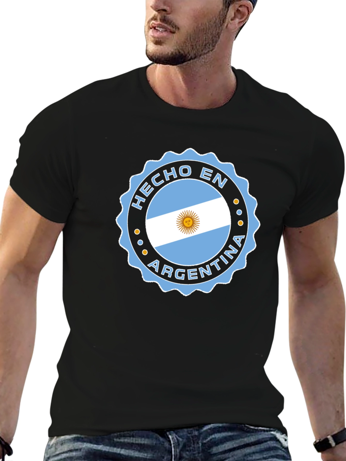 Argentina Flag T-Shirt - Hecho En Argentina Tee