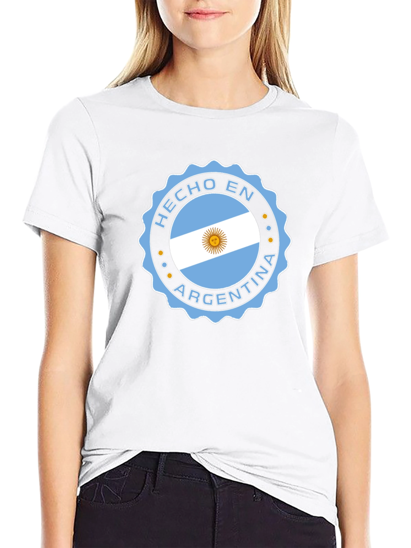 Argentina Flag T-Shirt - Hecho En Argentina Tee