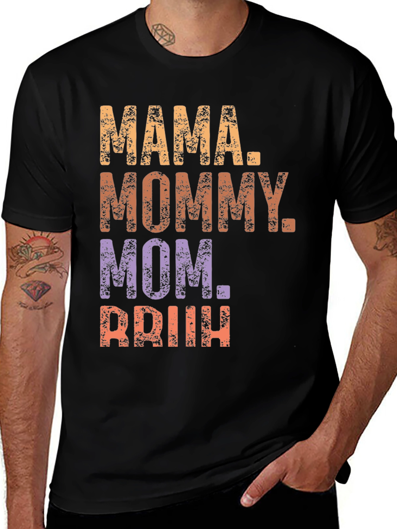 Mama Mommy Mom Briih T-Shirt