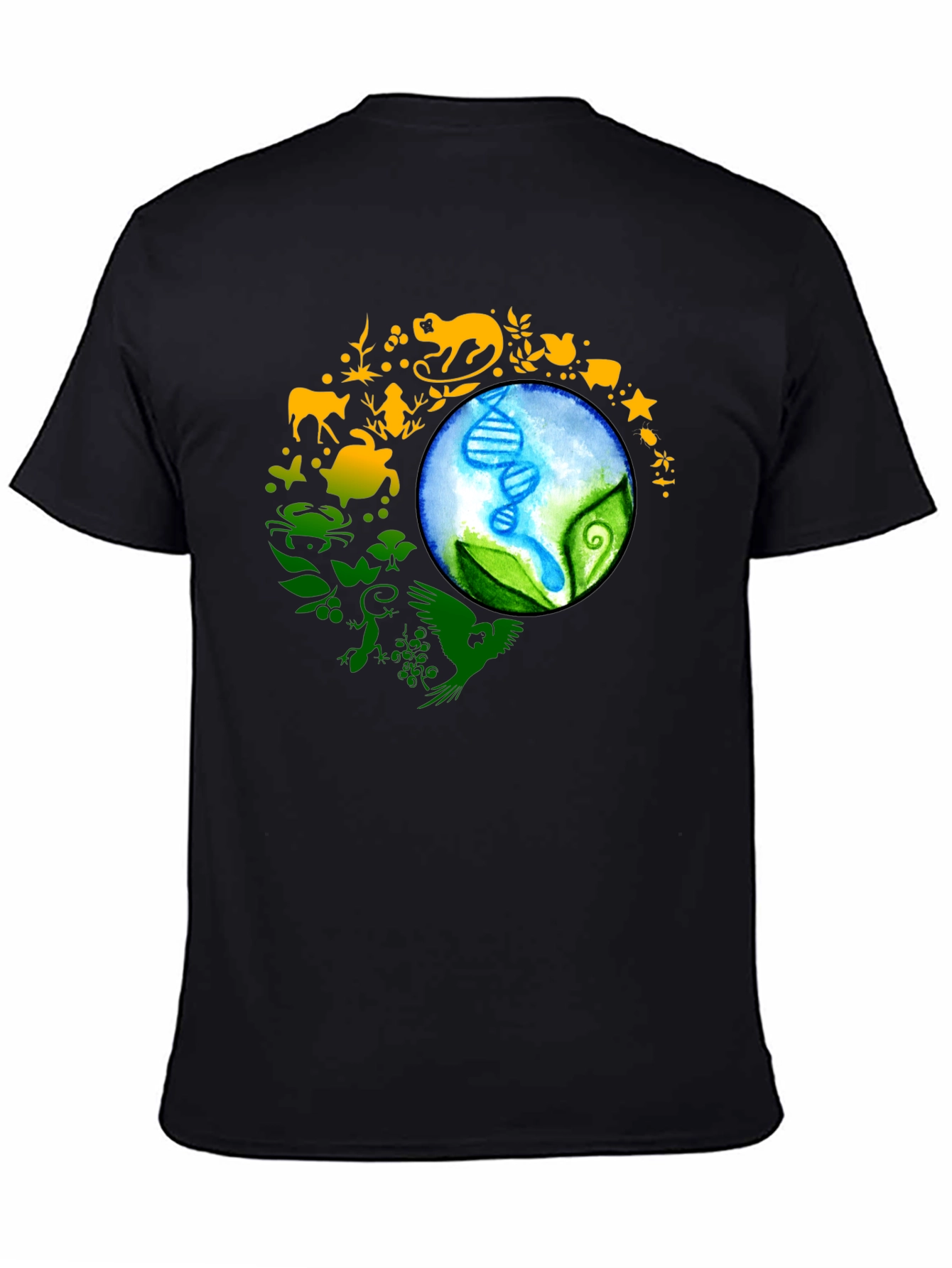 Natures Harmony Black T-Shirt