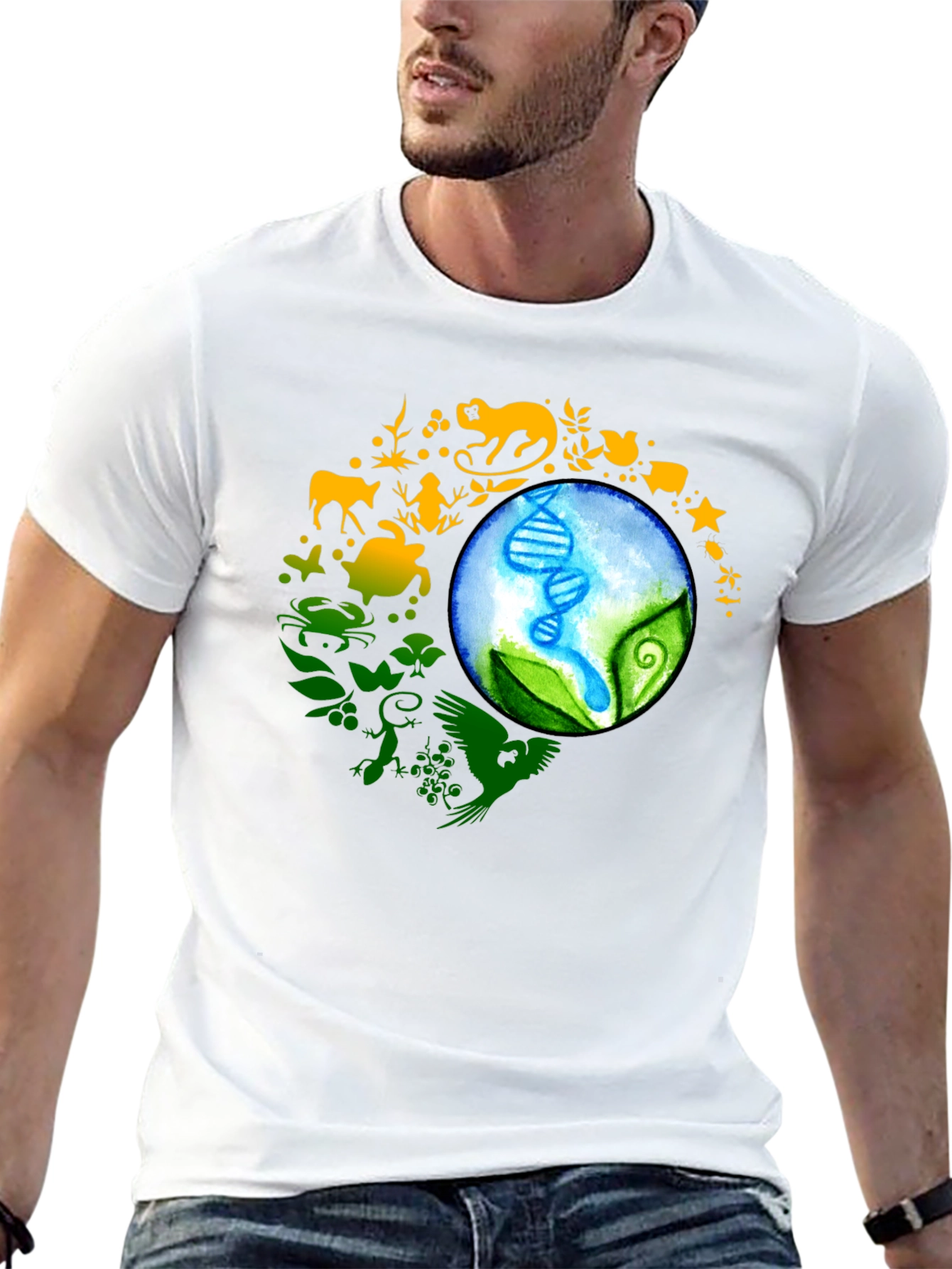 Natures Harmony Black T-Shirt