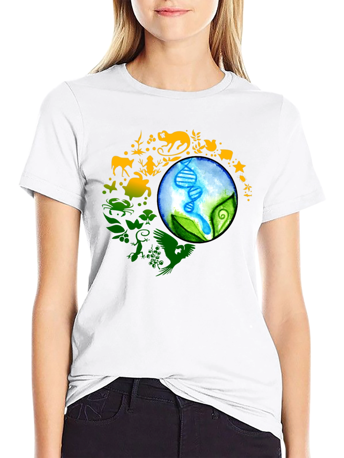 Natures Harmony Black T-Shirt