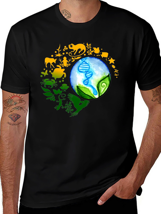 Natures Harmony Black T-Shirt