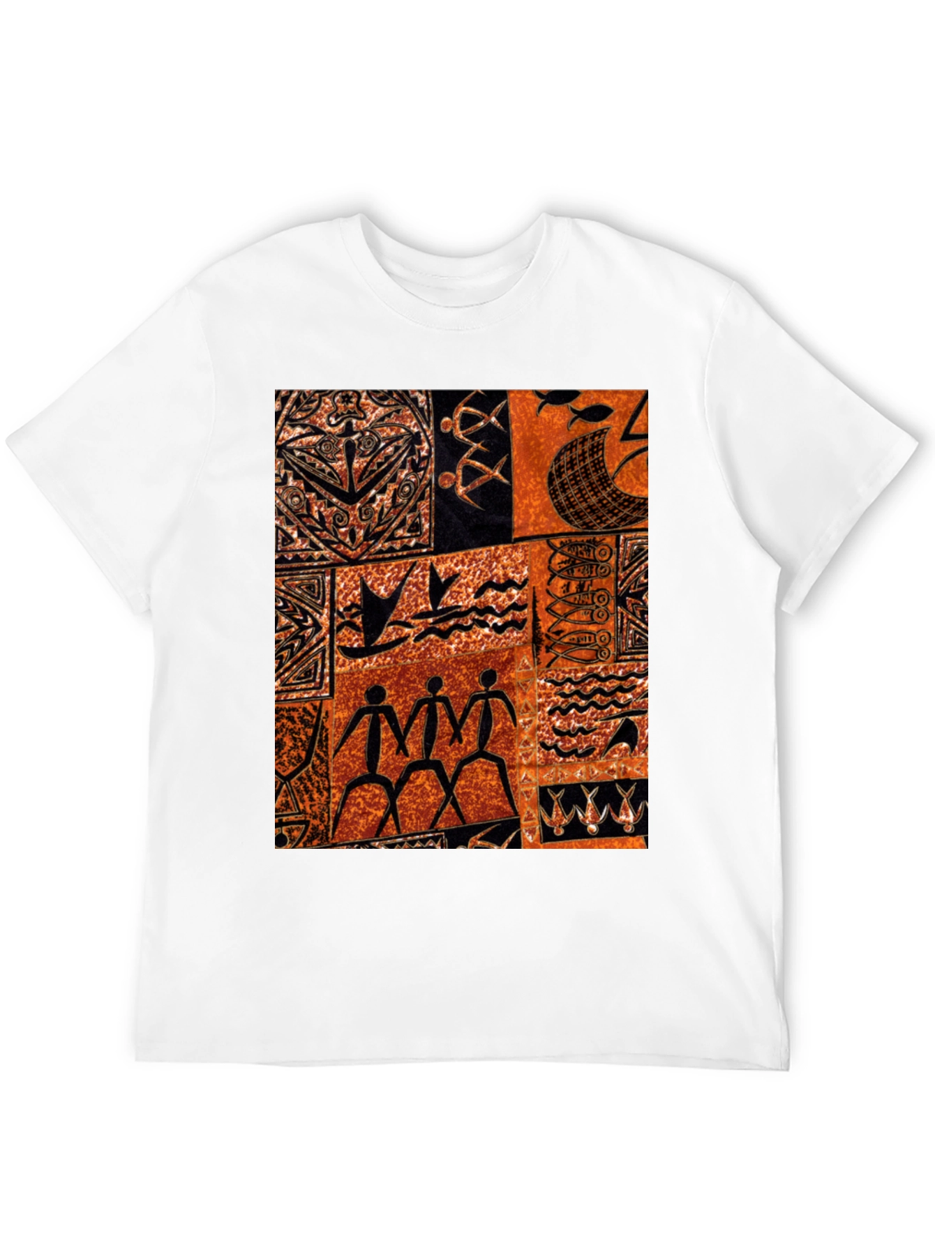 Tribal Pattern Tee - Unique Graphic Print
