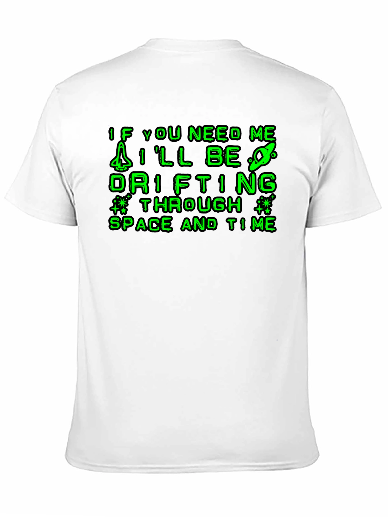 Drifting Through Space & Time Graphic T-Shirt