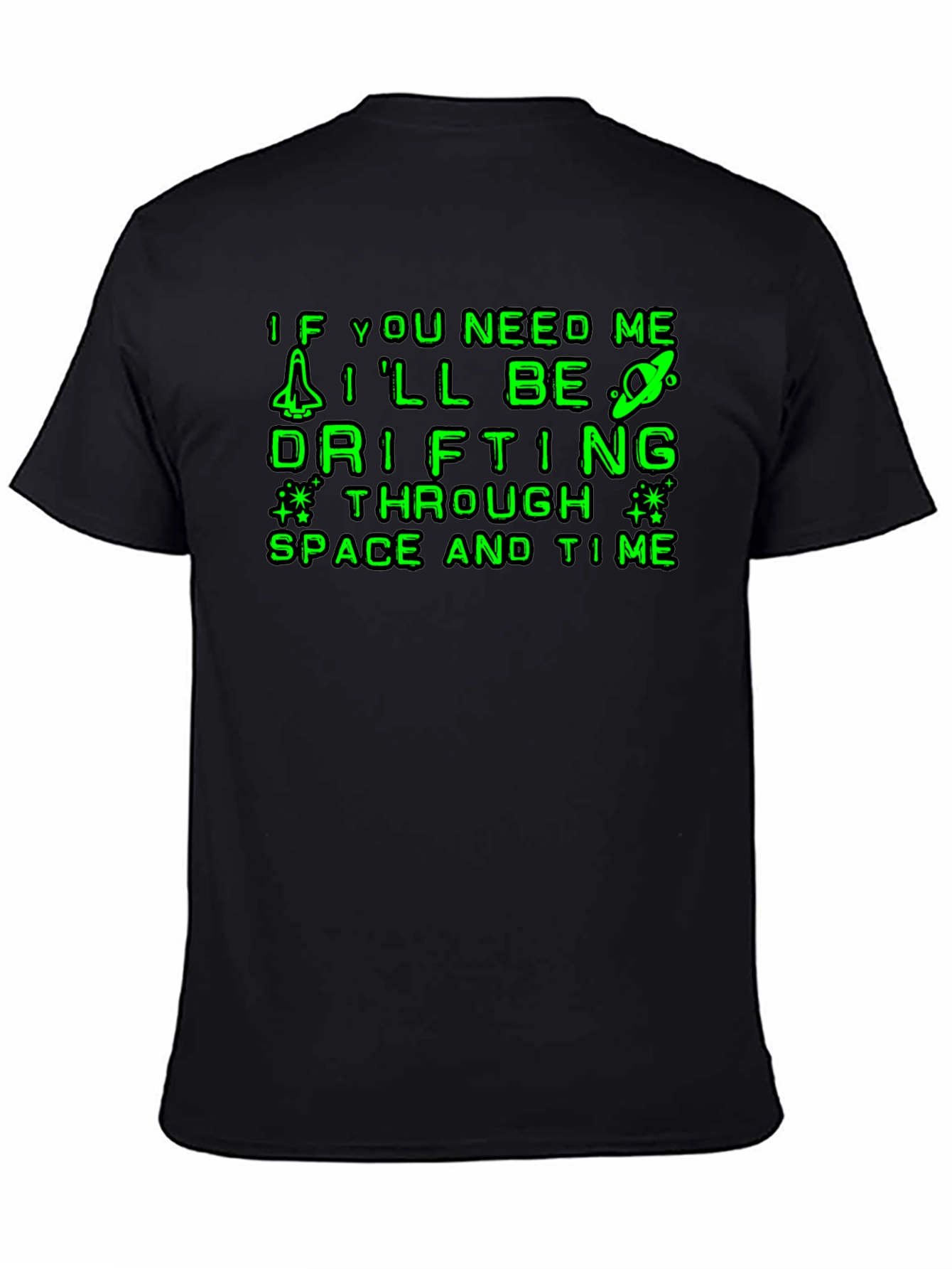 Drifting Through Space & Time Graphic T-Shirt