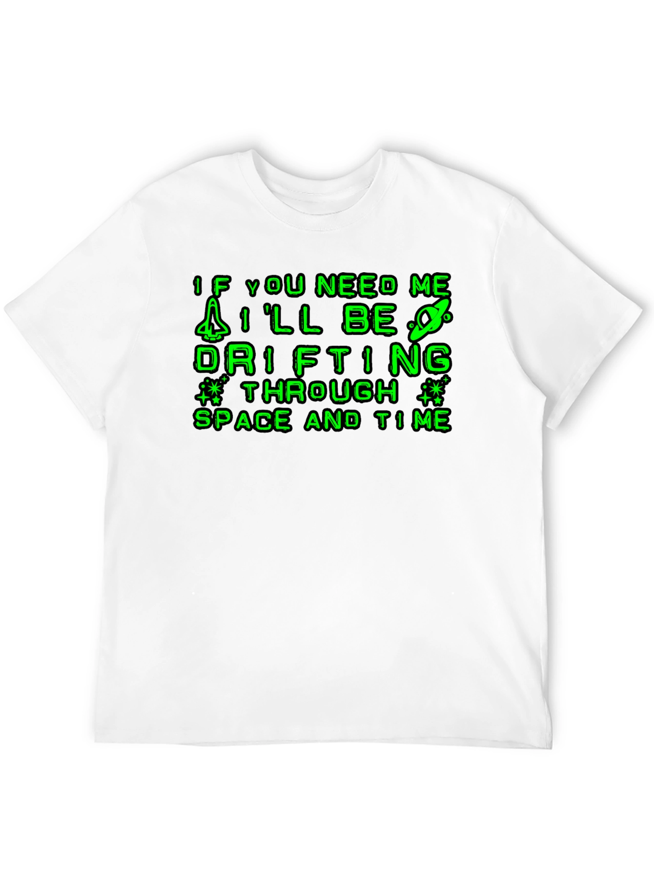 Drifting Through Space & Time Graphic T-Shirt