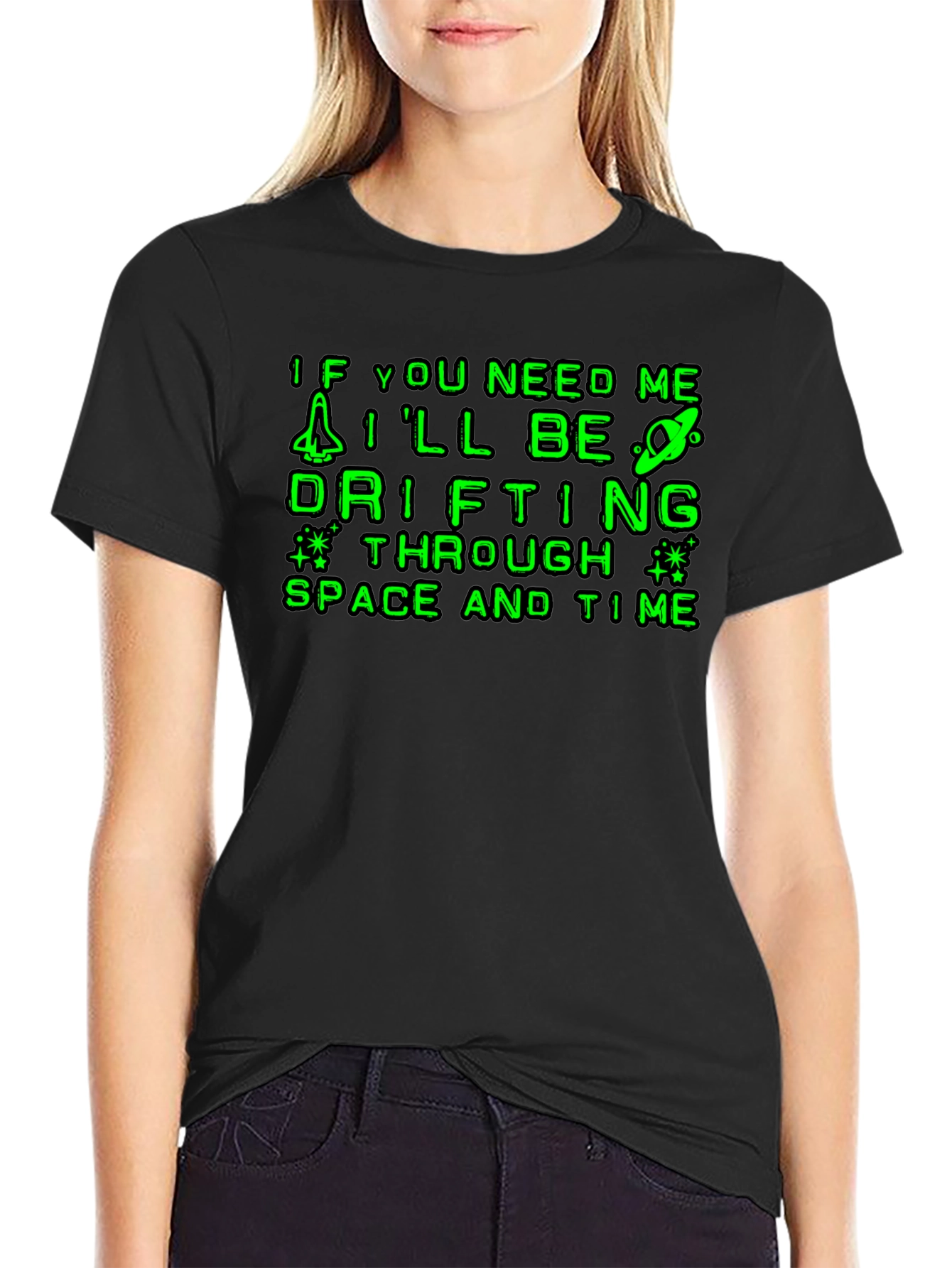 Drifting Through Space & Time Graphic T-Shirt