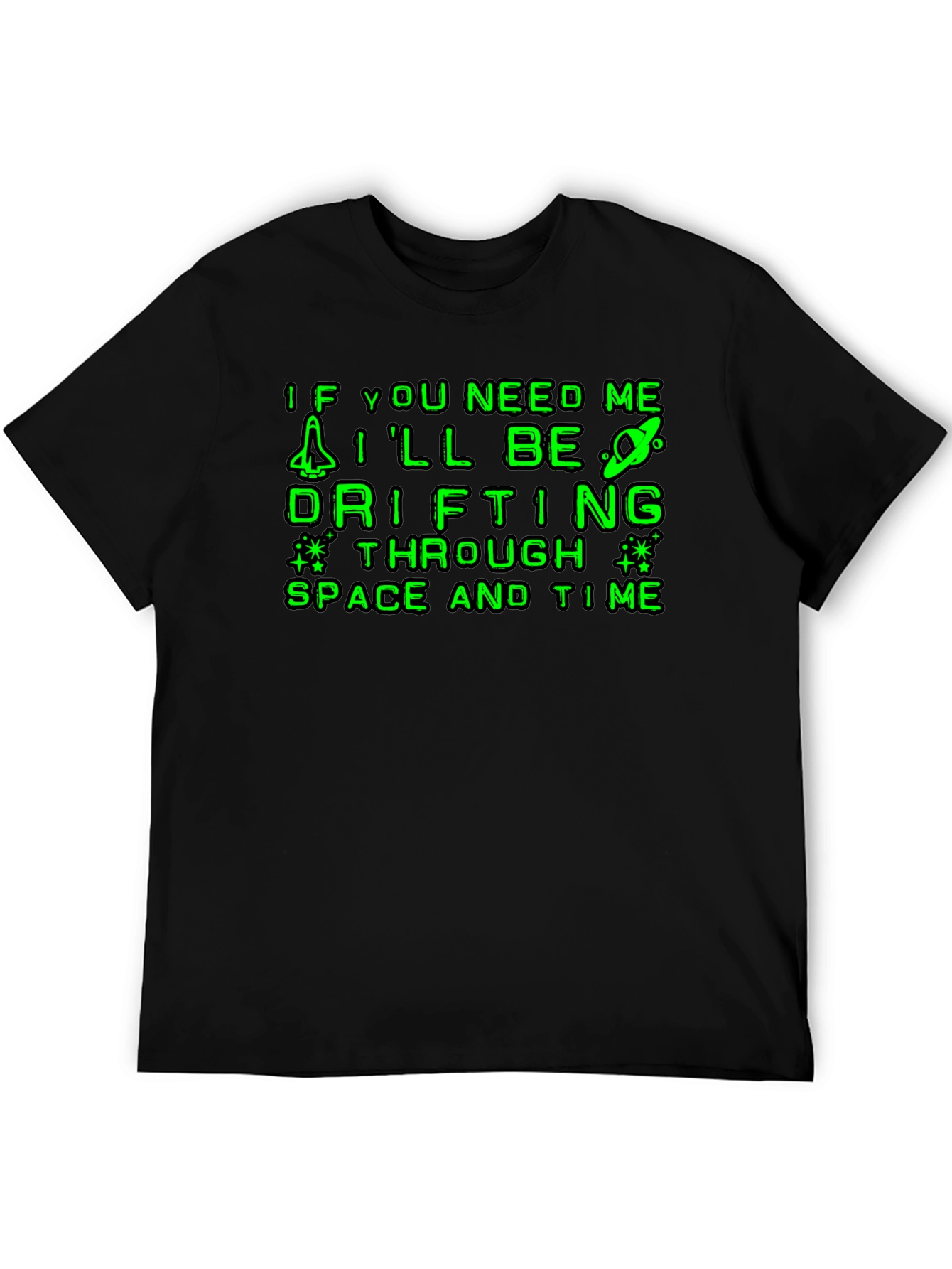 Drifting Through Space & Time Graphic T-Shirt