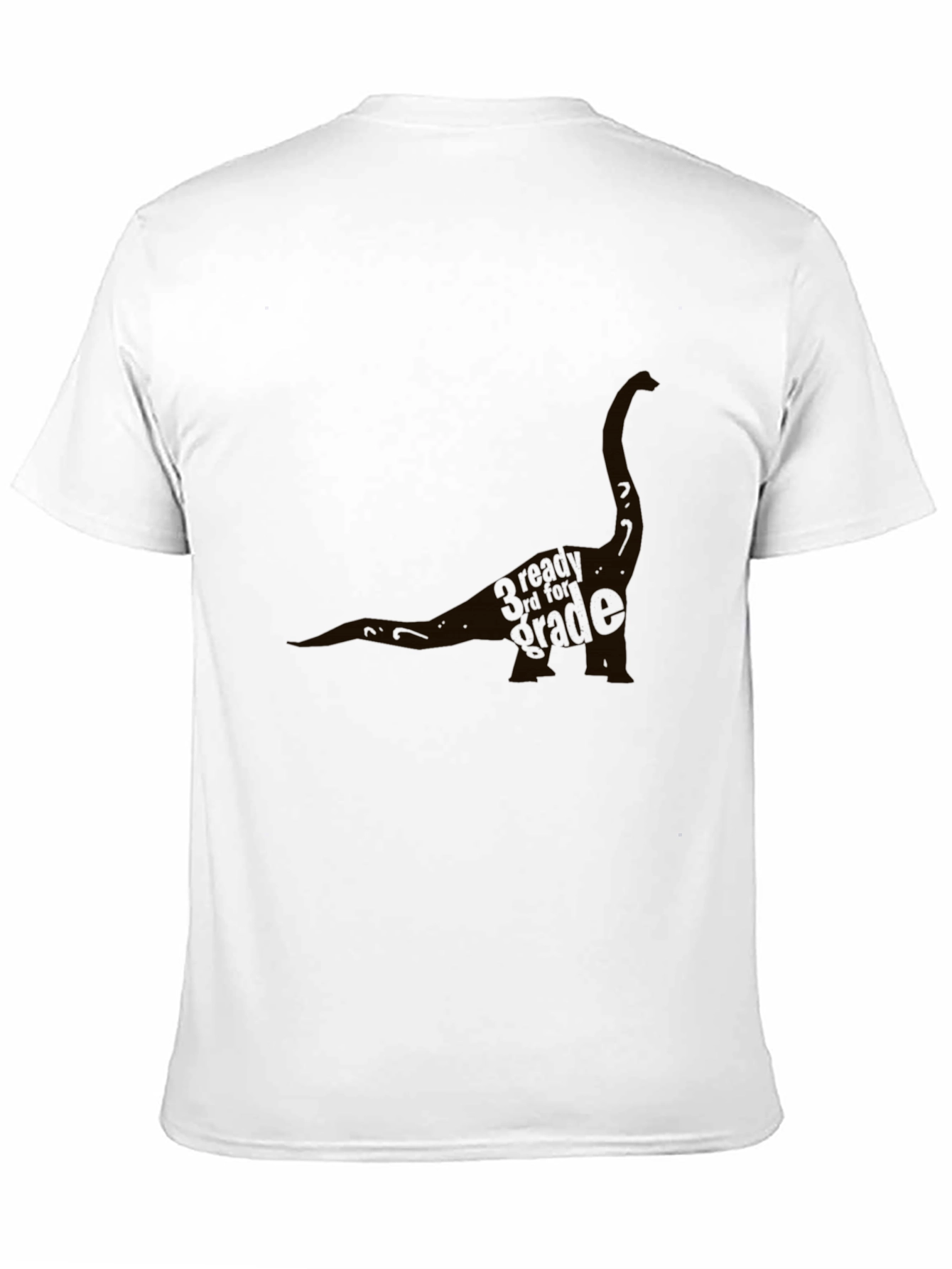 Dinosaur Graphic T-Shirt - Black Cotton Blend