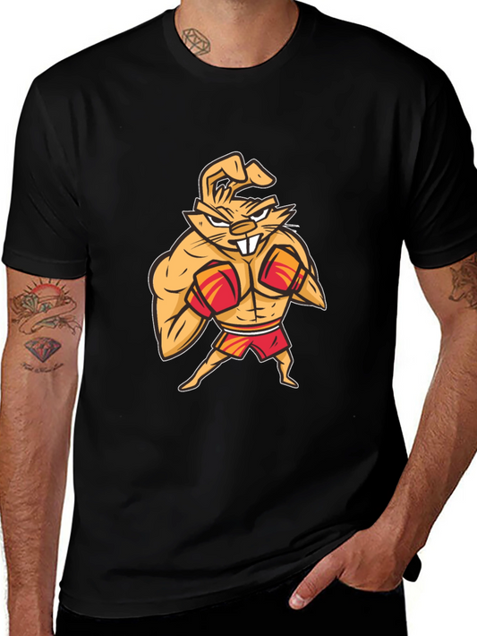 Boxing Bunny T-Shirt - Funny Cartoon Tee