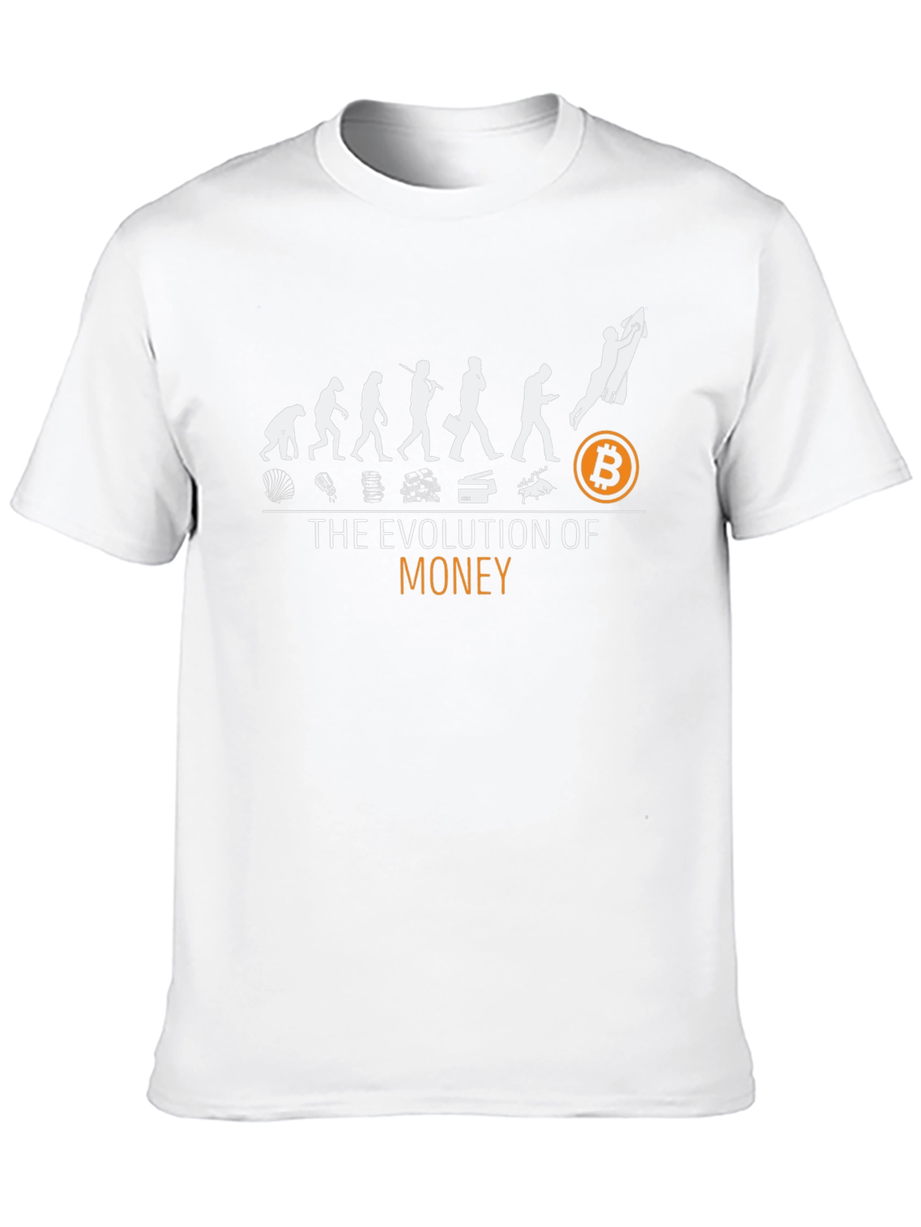 Evolution of Money Bitcoin T-Shirt