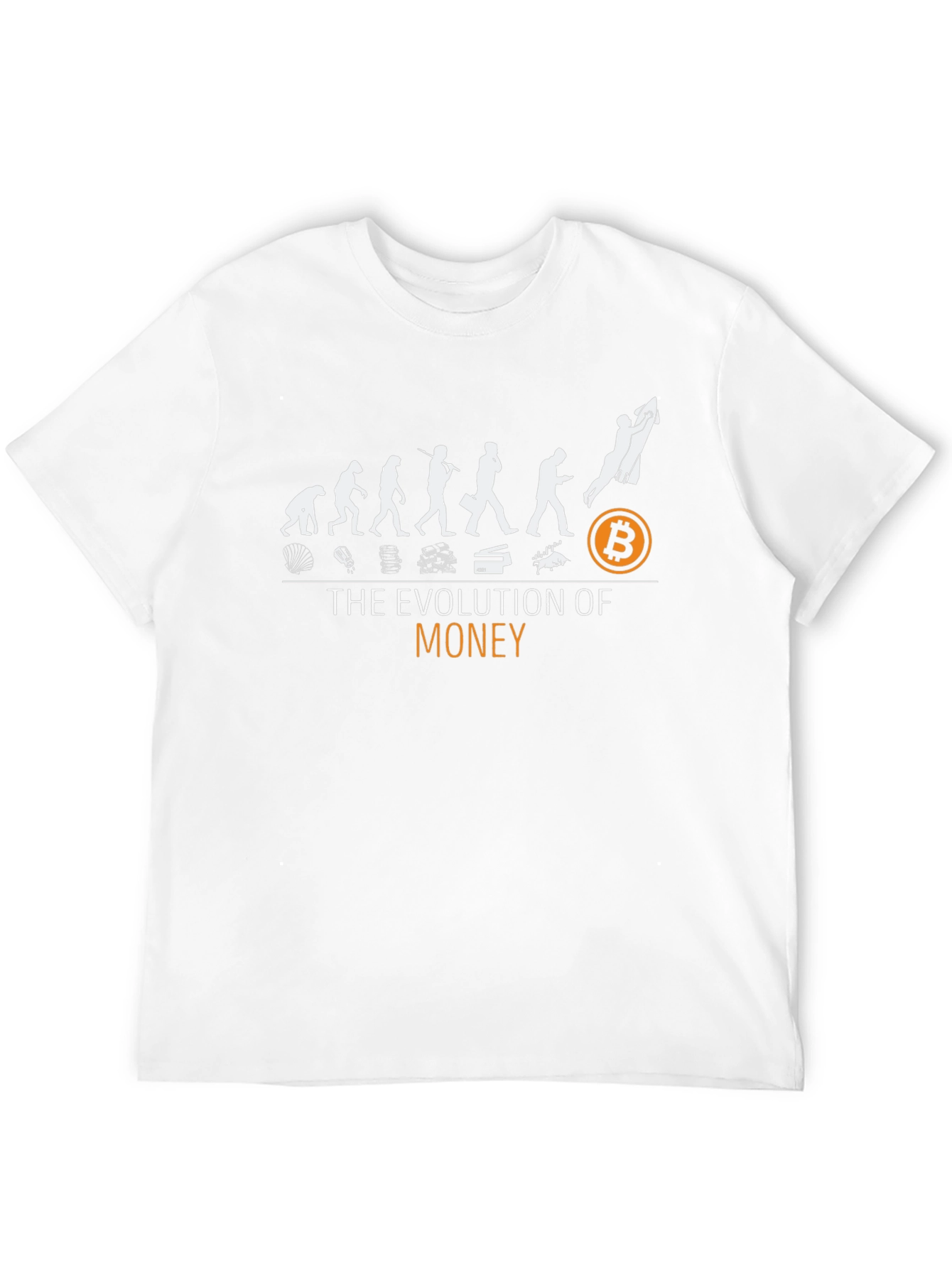 Evolution of Money Bitcoin T-Shirt
